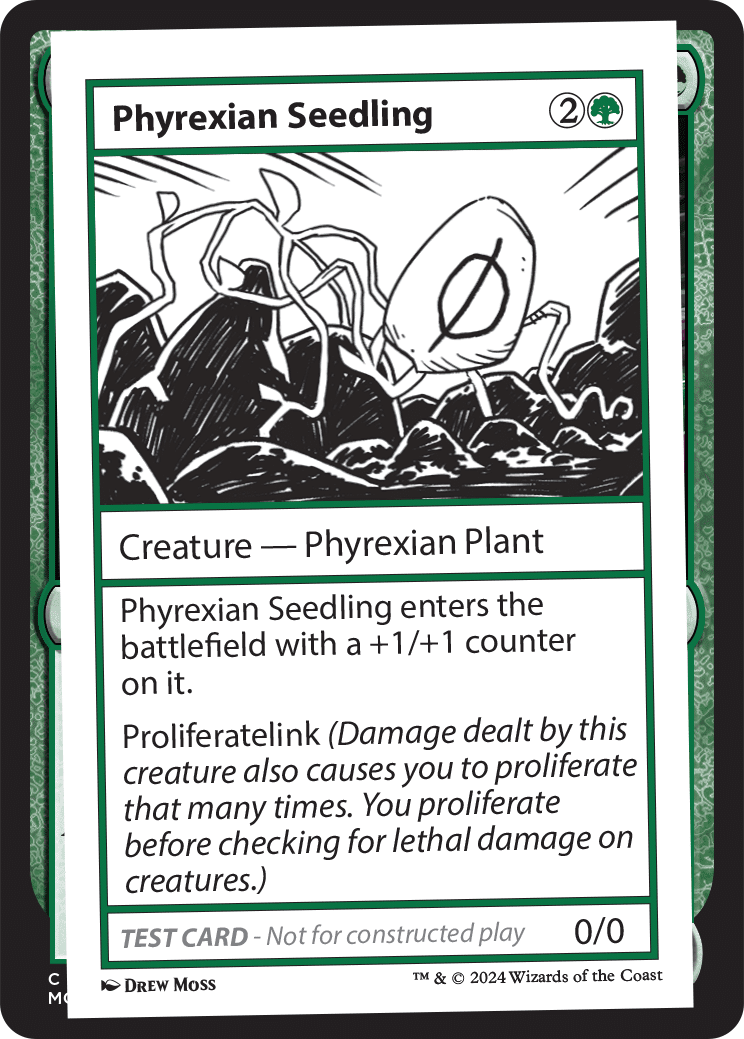 MTG】【緑】ミステリーブースター2のプレイテスト・カードを見