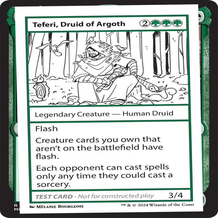 MTG】【緑】ミステリーブースター2のプレイテスト・カードを見ていこう