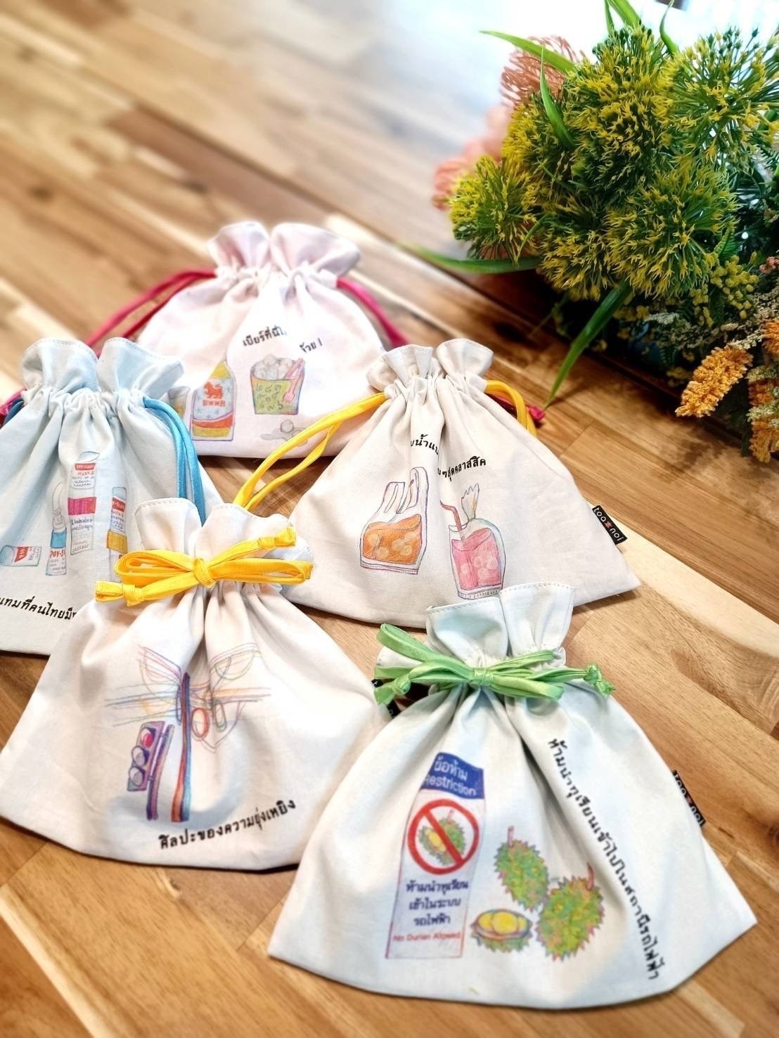 Toanoiコラボ商品「タイあるある」ポーチ|JaPhai Toanoiコラボ商品「タイあるある」ポーチ|JaPhai