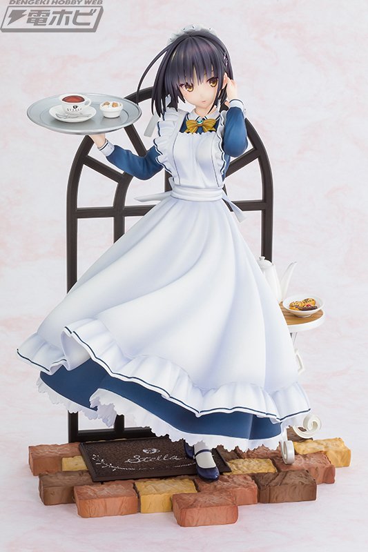 喫茶ステラと死神の蝶』より、四季ナツメが喫茶ステラの制服姿で