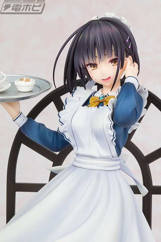 喫茶ステラと死神の蝶』より、四季ナツメが喫茶ステラの制服姿で