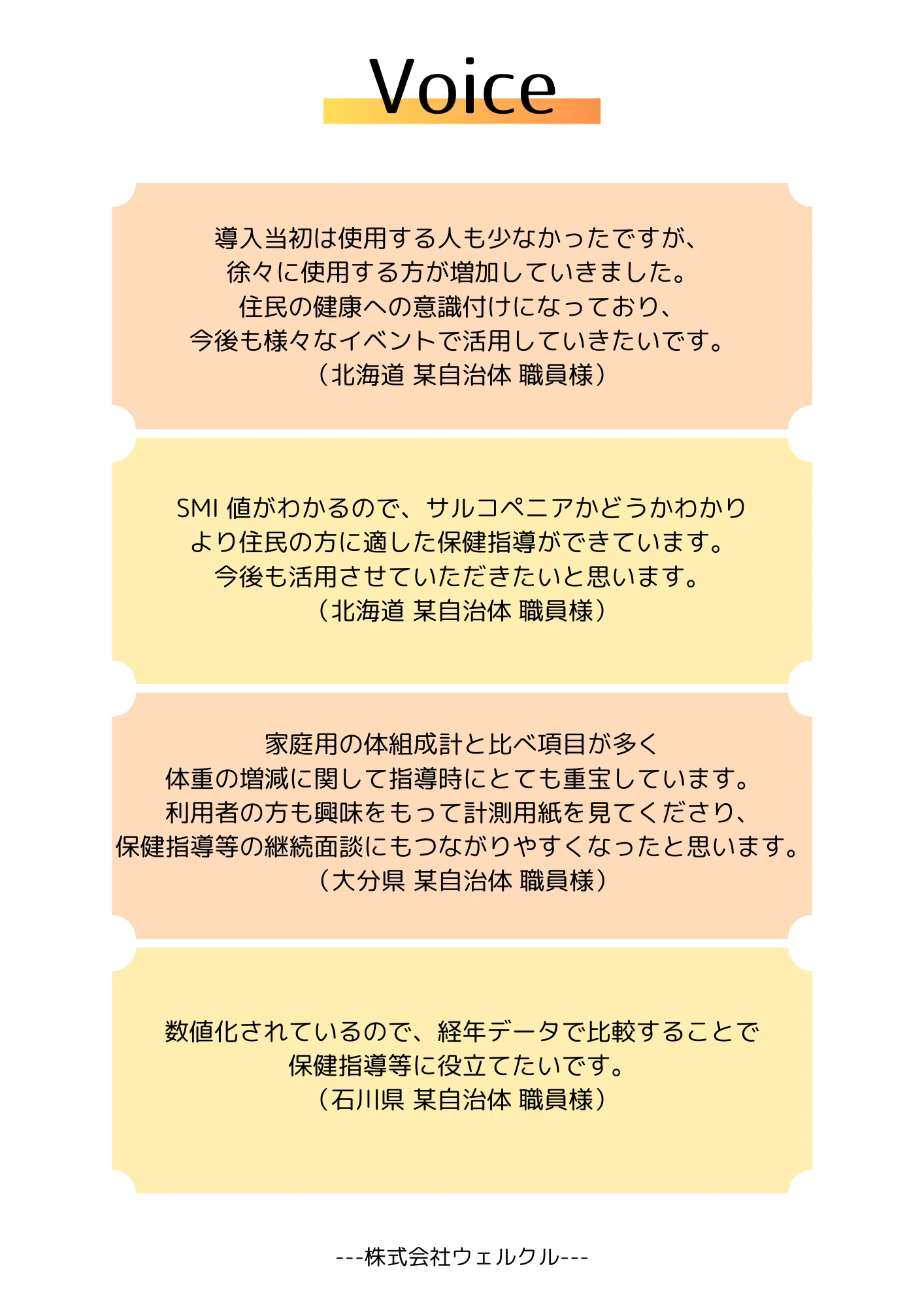 1分で測定完了！多様な事業で活躍中 体成分分析器のすすめ 