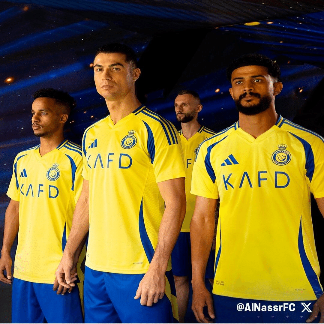 😎 アル・ナスルが新シーズンのホームユニフォームを発表