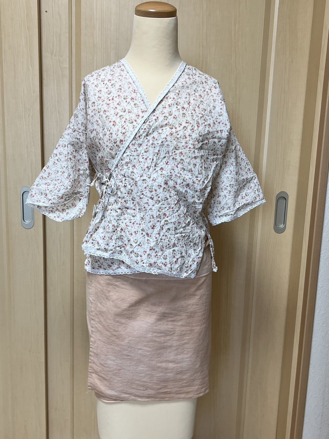 湯文字 下おこし ハンドメイド （湯文字】腰周りを支える下着を作って  