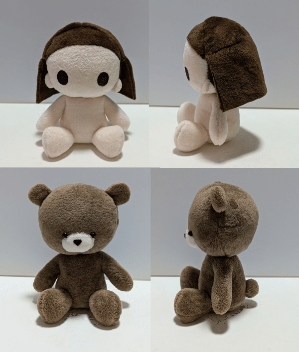 着ぐるみ くま おすわり ぬい服 12cm マスコット ちびぐるみ 692