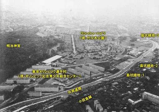 渋谷の歴史 vol.10「渋谷にあったアメリカ：ワシントン・ハイツの地図