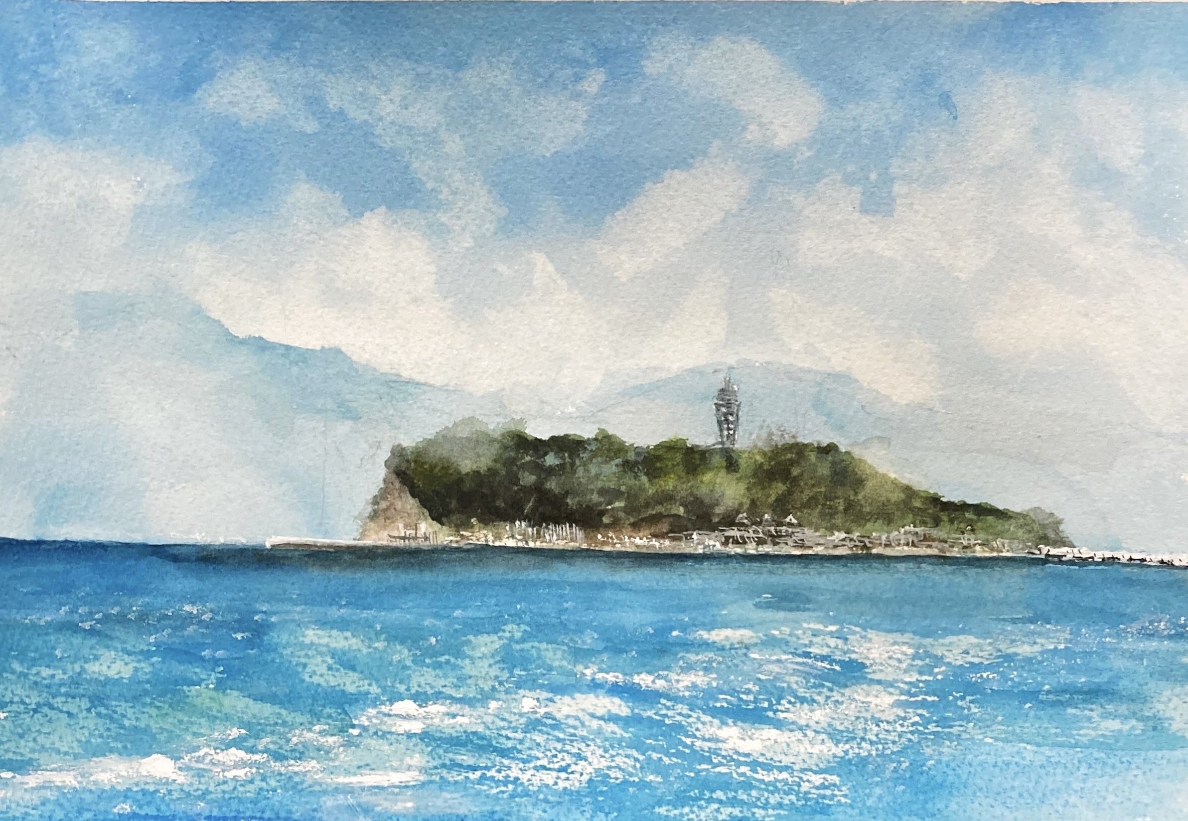 絵画  江の島 シーズン２ 絵画 江の島 シーズン2 （エキスパート藤沢辻堂店 お買取り情報
