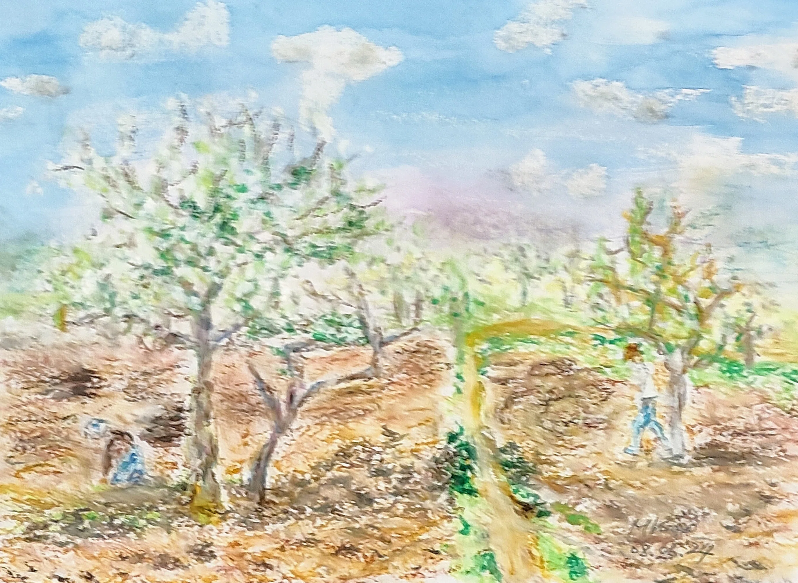 画家の心 美の追求 第71回「カミーユ・ピサロ 果樹園 1872年