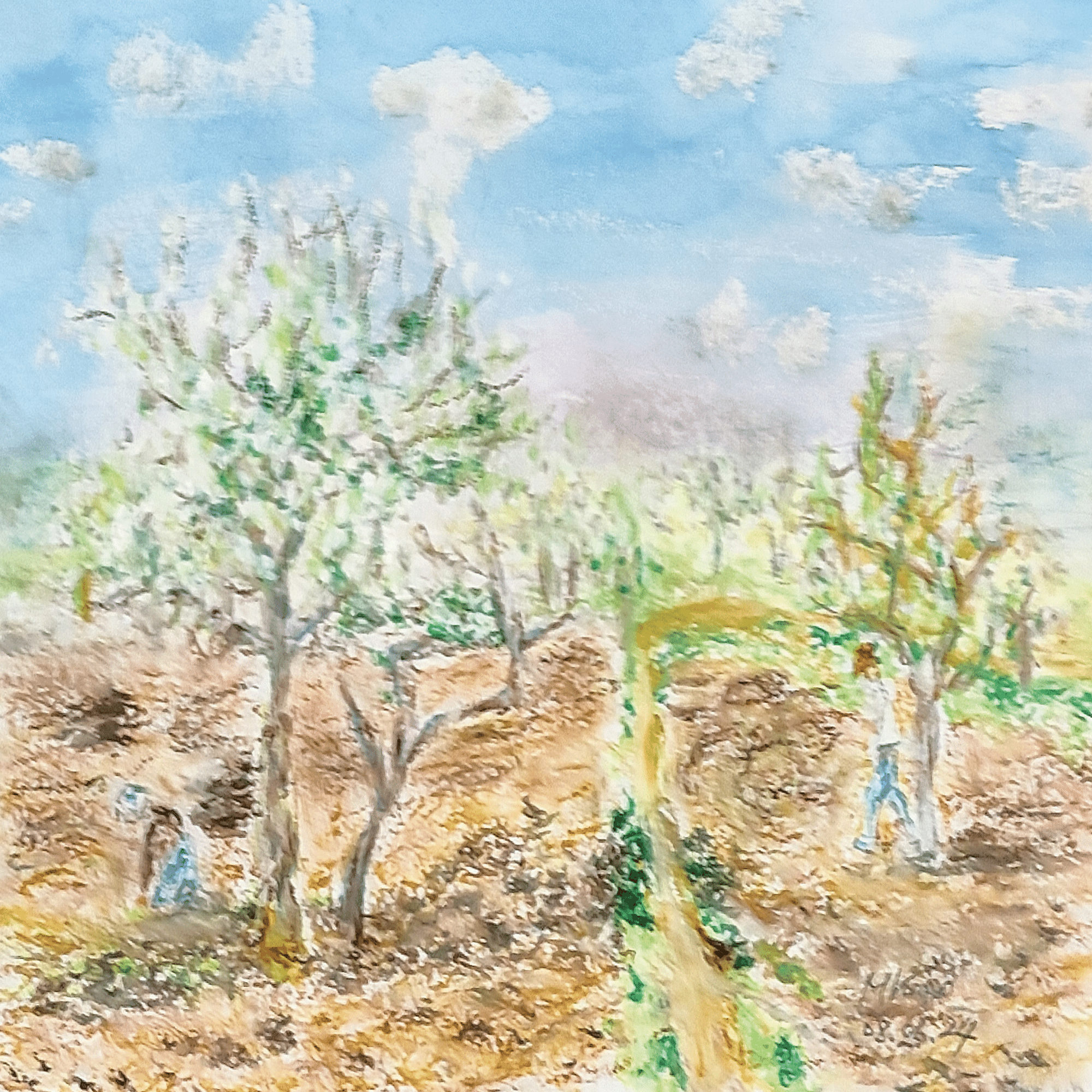 画家の心 美の追求 第71回「カミーユ・ピサロ 果樹園 1872年