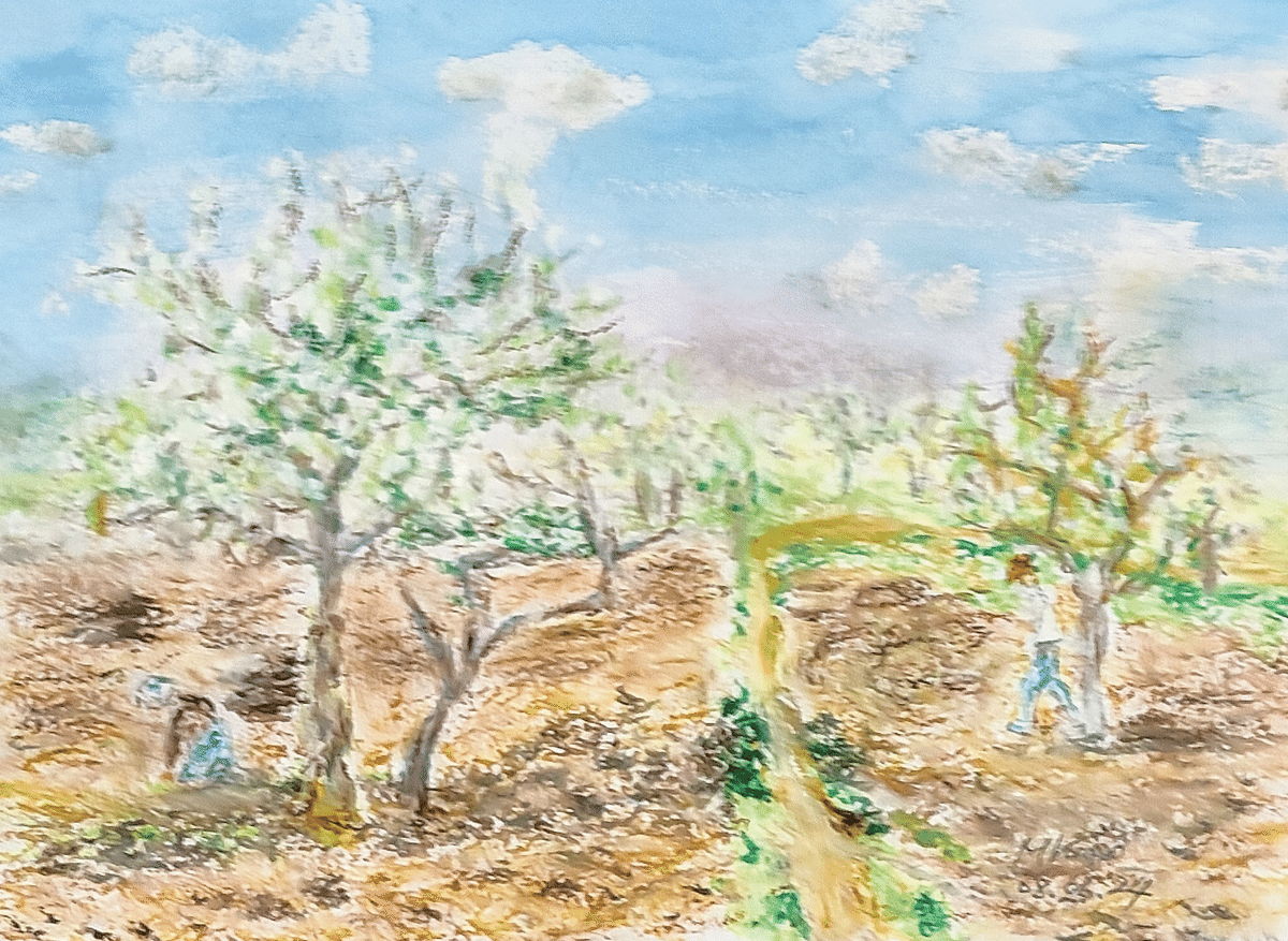 画家の心 美の追求 第71回「カミーユ・ピサロ 果樹園 1872