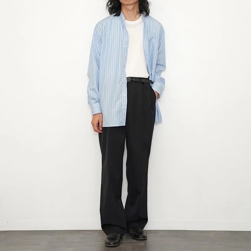 夏服が飽きた貴方へ。サッパリ長袖シャツ。【2024 A/W】【YLEVE 夏服が飽きた貴方へ。サッパリ長袖シャツ。【2024 A/W】【YLEVE