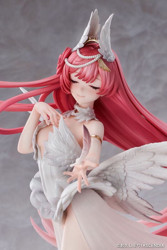 羽根ろな お久しぶり 1/6 完成品フィギュア 開いた胸元やスラリと伸びた脚にドキドキ！お久しぶり氏が描いた