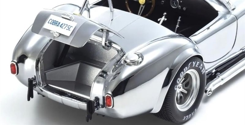 京商からミラーポリッシュのシェルビー コブラ 427S/Cが1/18・1 京商からミラーポリッシュのシェルビー コブラ 427S/Cが1/18・1