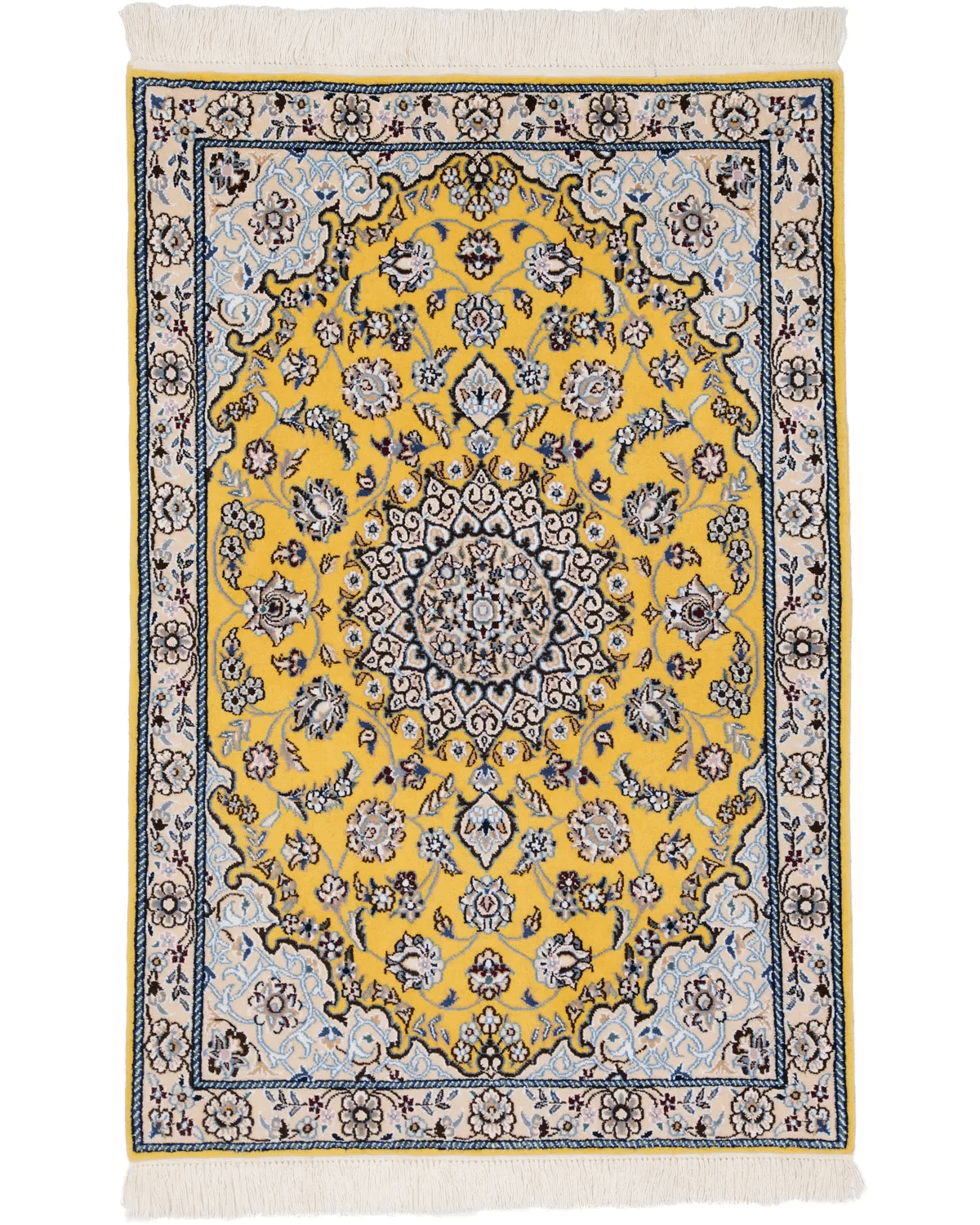 ペルシャ絨毯 本物保証 非常にレアなガラと色 ナインさん 素材:シルクとウール ペルシャ絨毯 本物保証 非常にレアなガラと色 ナインさん 素材