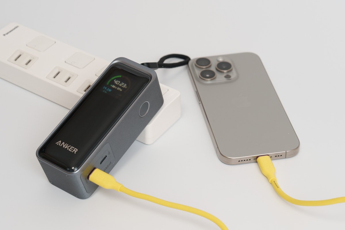 Anker Prime Power Bank (9600mAh, 65W, Fusion)をレビュー Anker Prime Power Bank (9600mAh, 65W, Fusion)をレビュー
