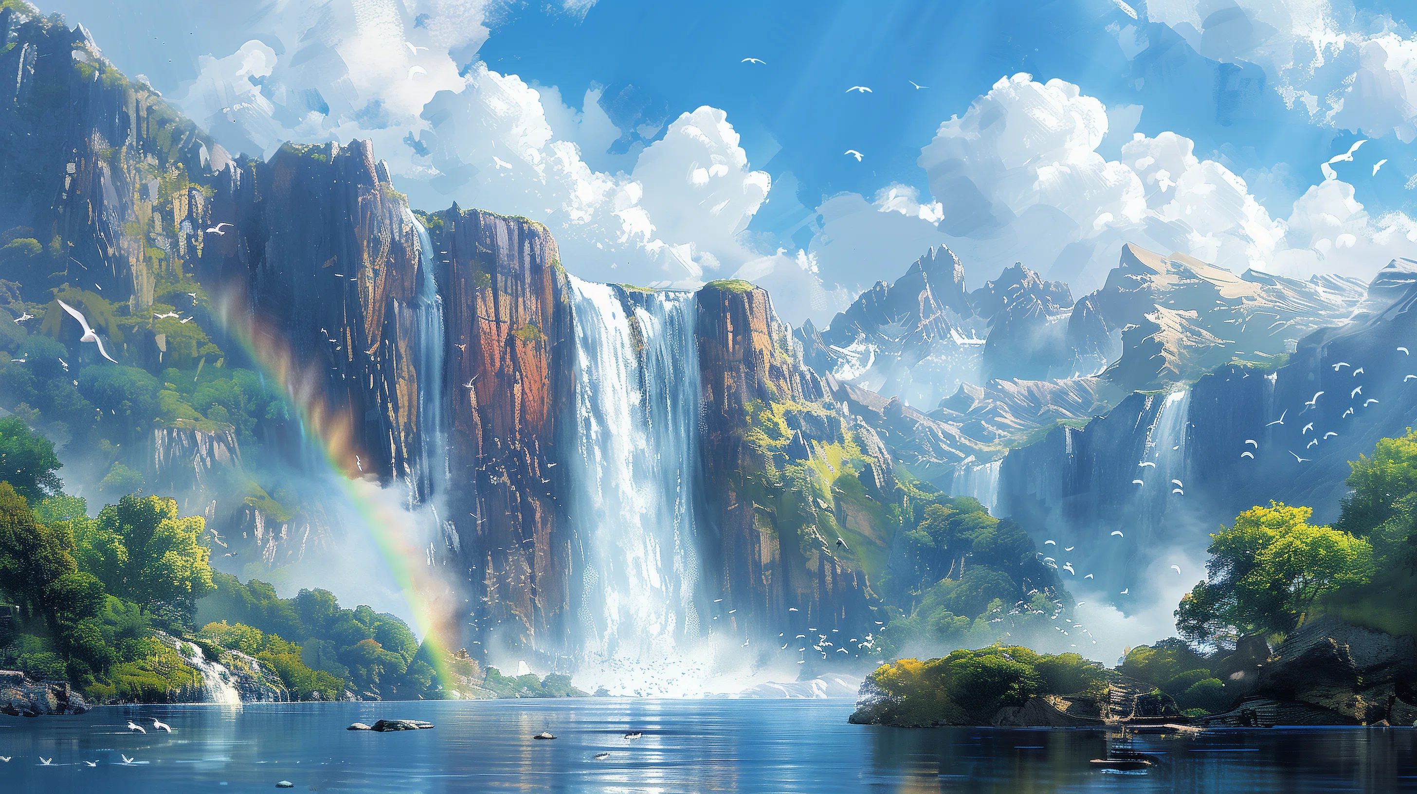 Midjourney v6.1】癒しの風景画を描いてみよう #画像生成AI