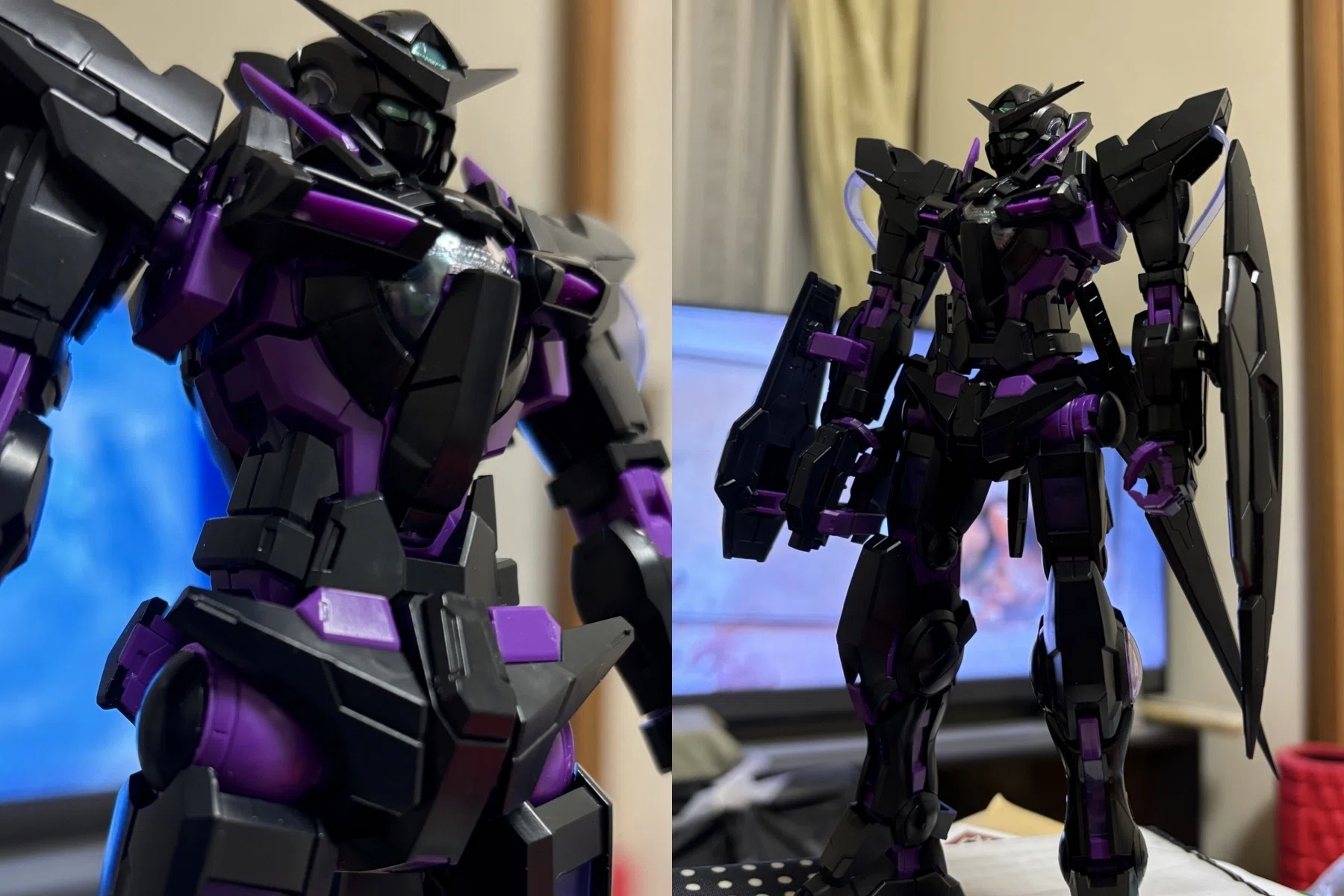 模活】ガンダムエクシア（リサーキュレーションカラー/ネオンパープル