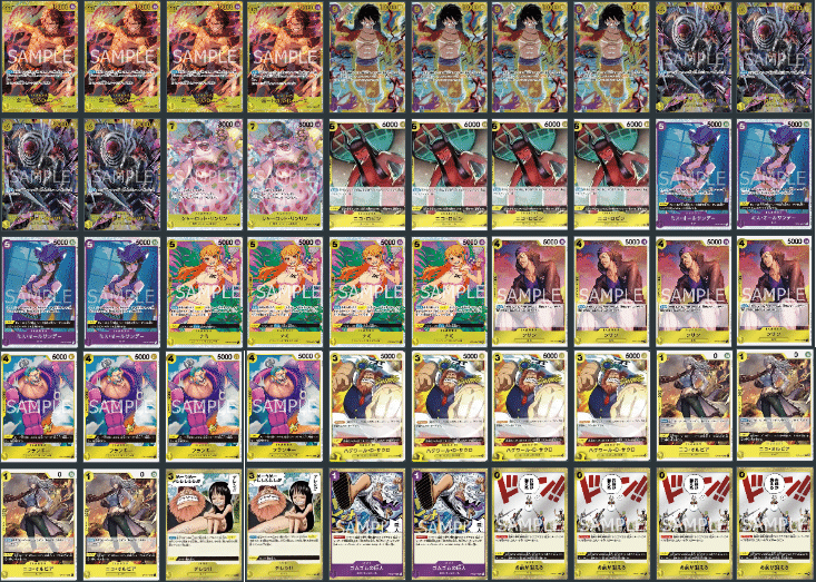 ワンピースカードゲーム 黄紫ロビンデッキ 構築済み リーダー ドン付き