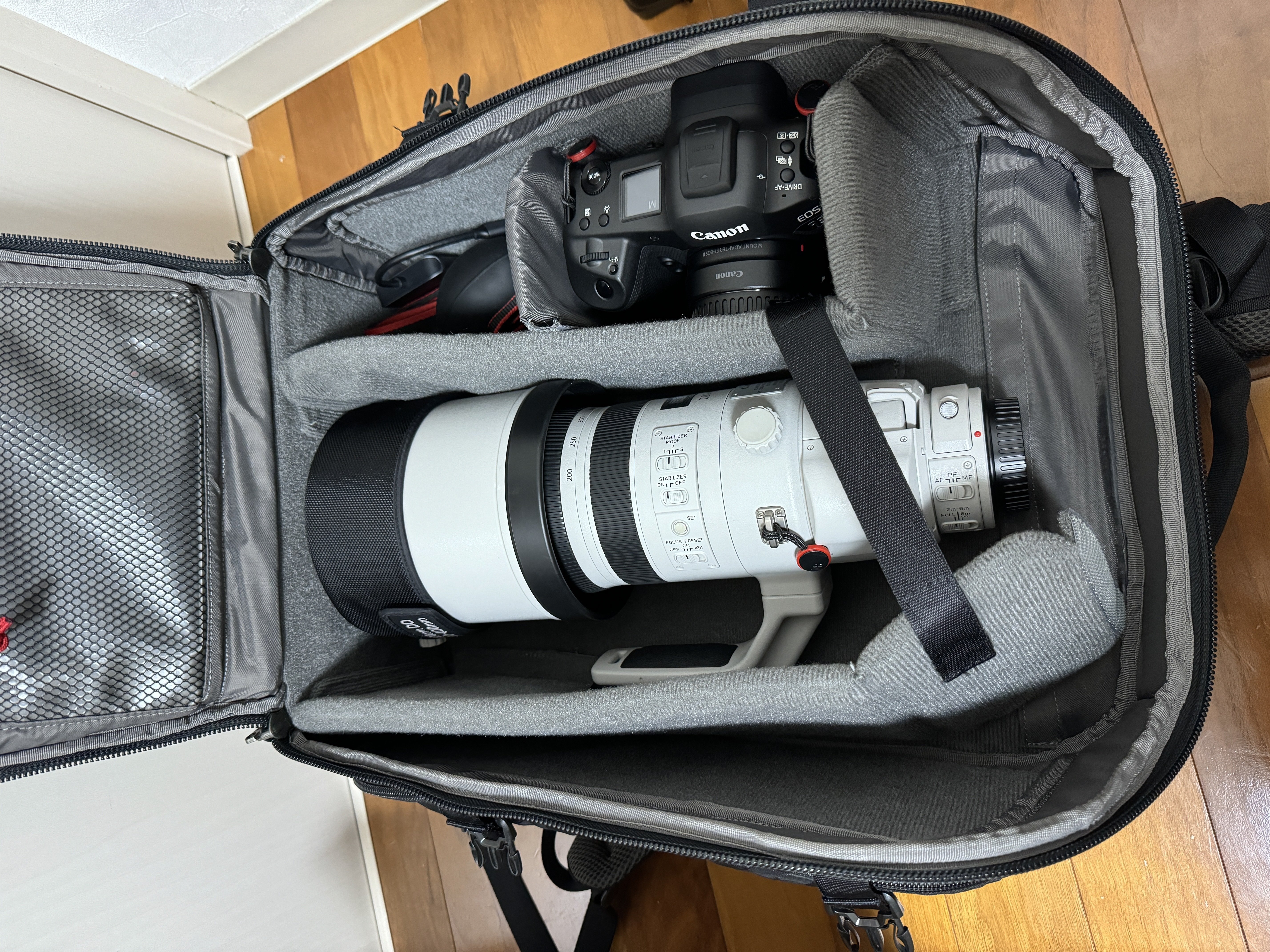 Canon 一眼レフカメラ　望遠レンズ　バック　セット 大型望遠レンズのカメラバッグ問題｜タカシ