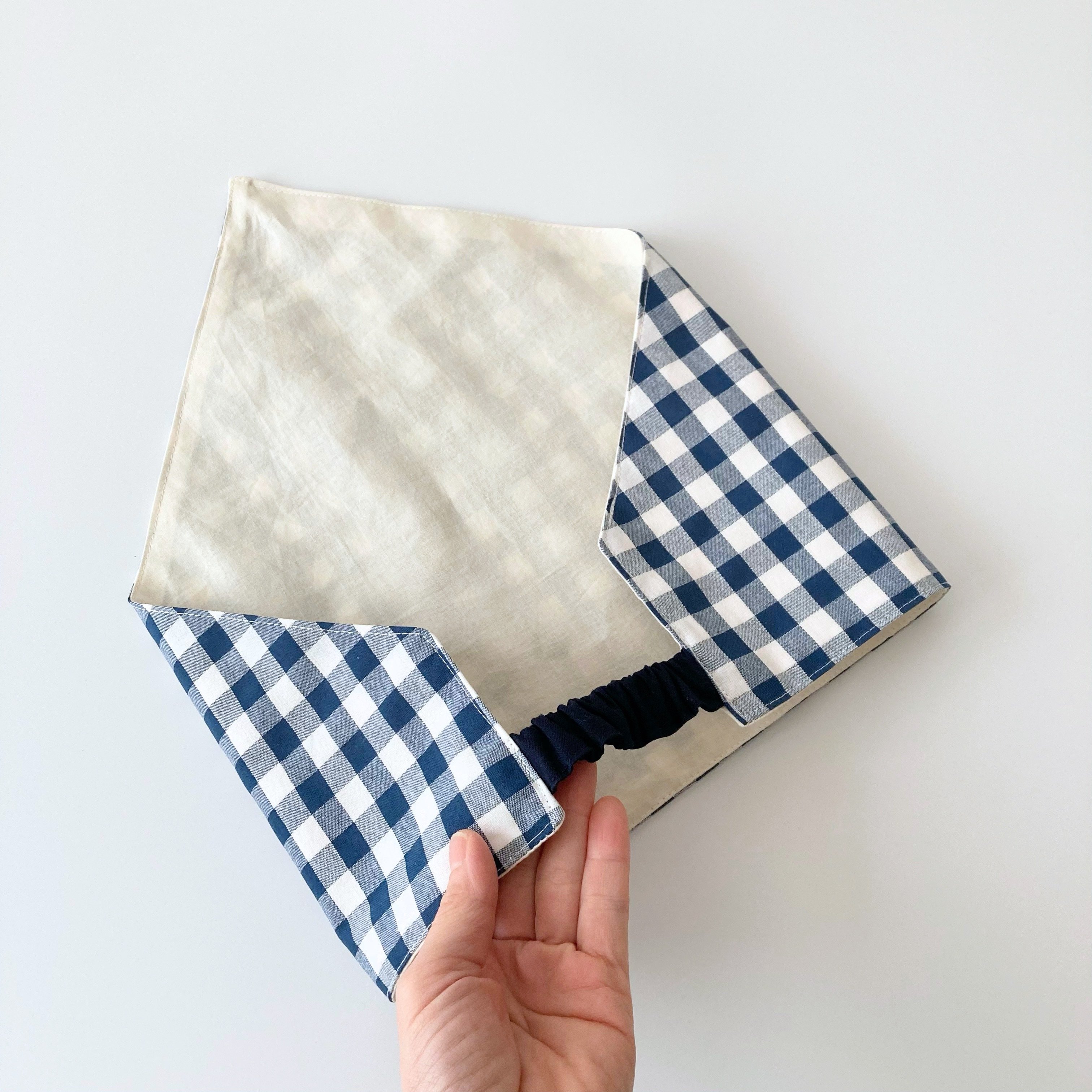 三角巾ゴム付き三角巾ハンドメイドオーダー 三角巾 ゴム付き三角巾