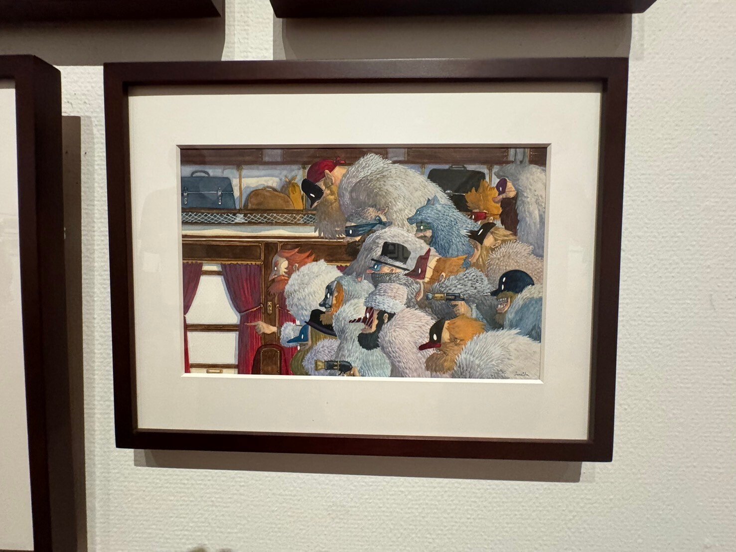 オリジナル絵画作品 明日2月8日（土）から！坪本知恵さんとの2人展がはじまります