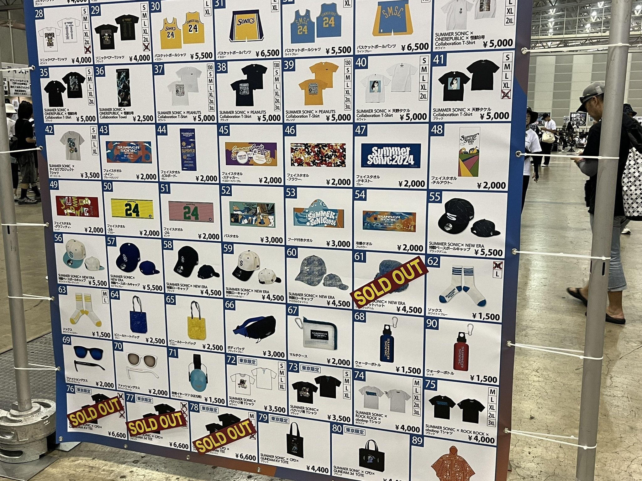 サマソニ(SUMMER SONIC)2024に行ってきた｜마크마크리