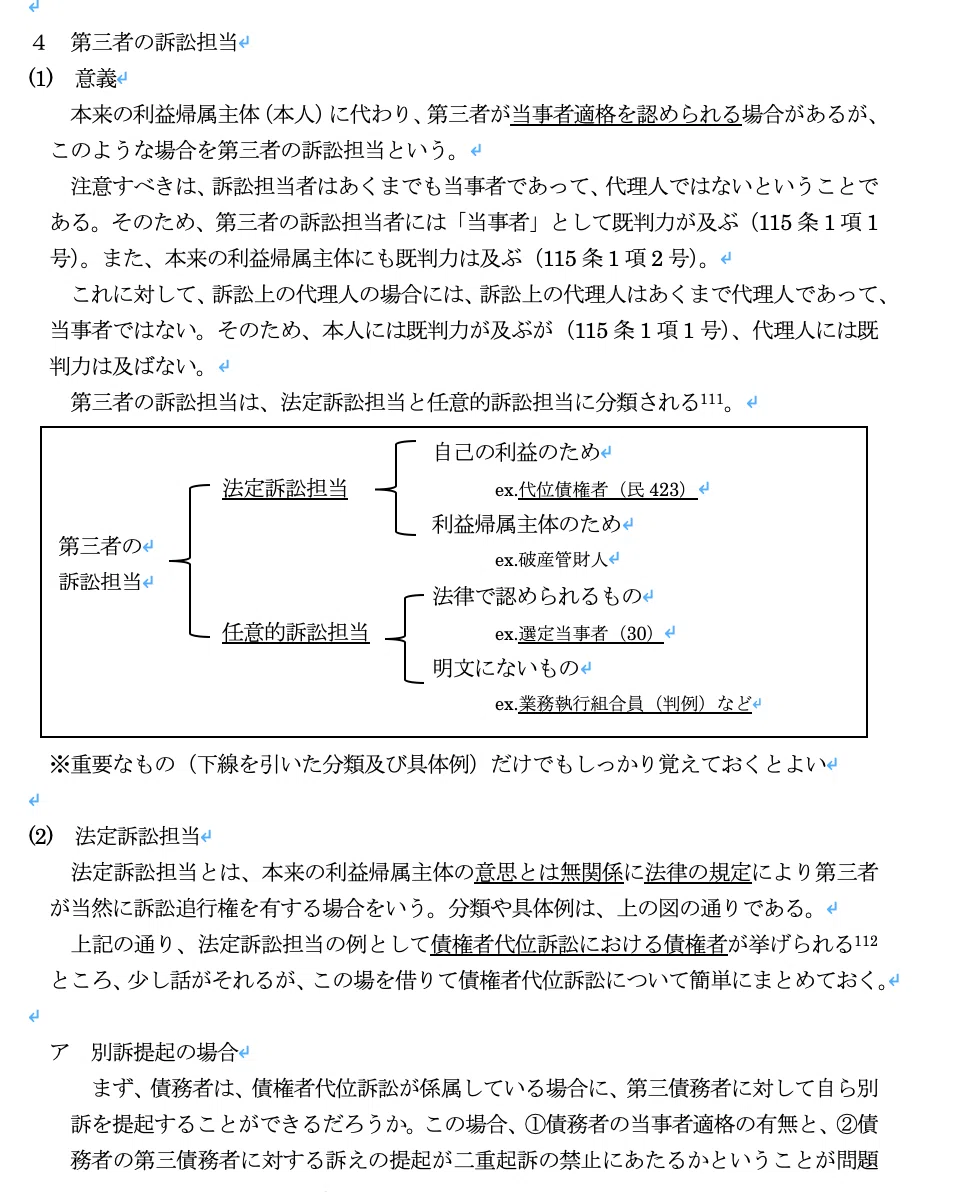 司法試験　民事訴訟法　ペッシック・ノート　初版第１刷　１９９０年発行 民事訴訟法｜日本評論社