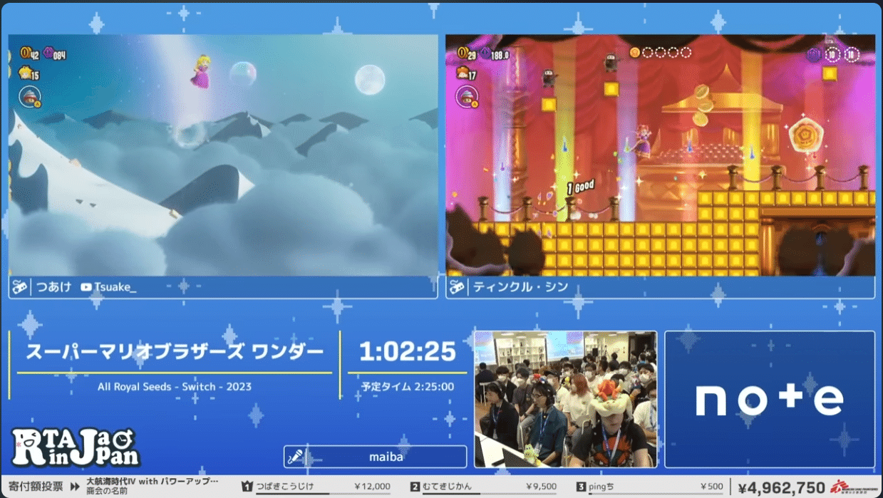 RTA in Japan Summer 2024にて『スーパーマリオブラザーズ