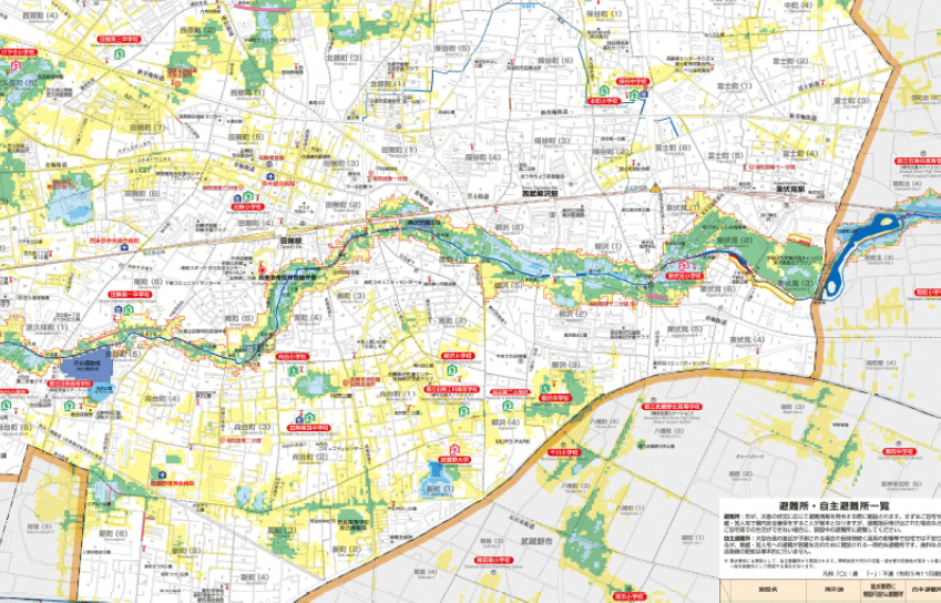 4-(2) 過去の水害の原因を踏まえた対策の必要性：内水氾濫の防止も考慮