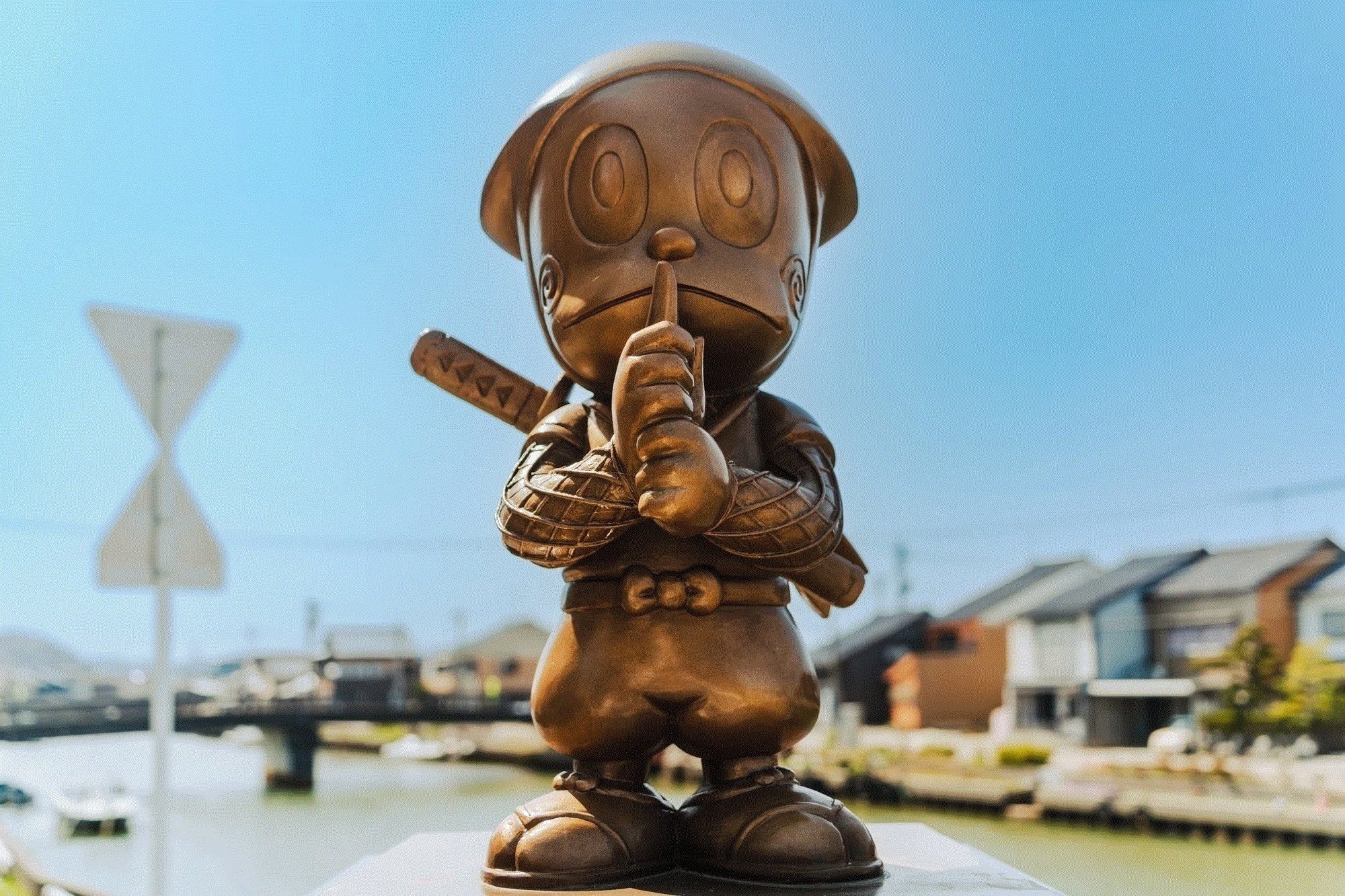 忍者ハットリくんと仲間たちに会いに、藤子不二雄さんの故郷、富山へ