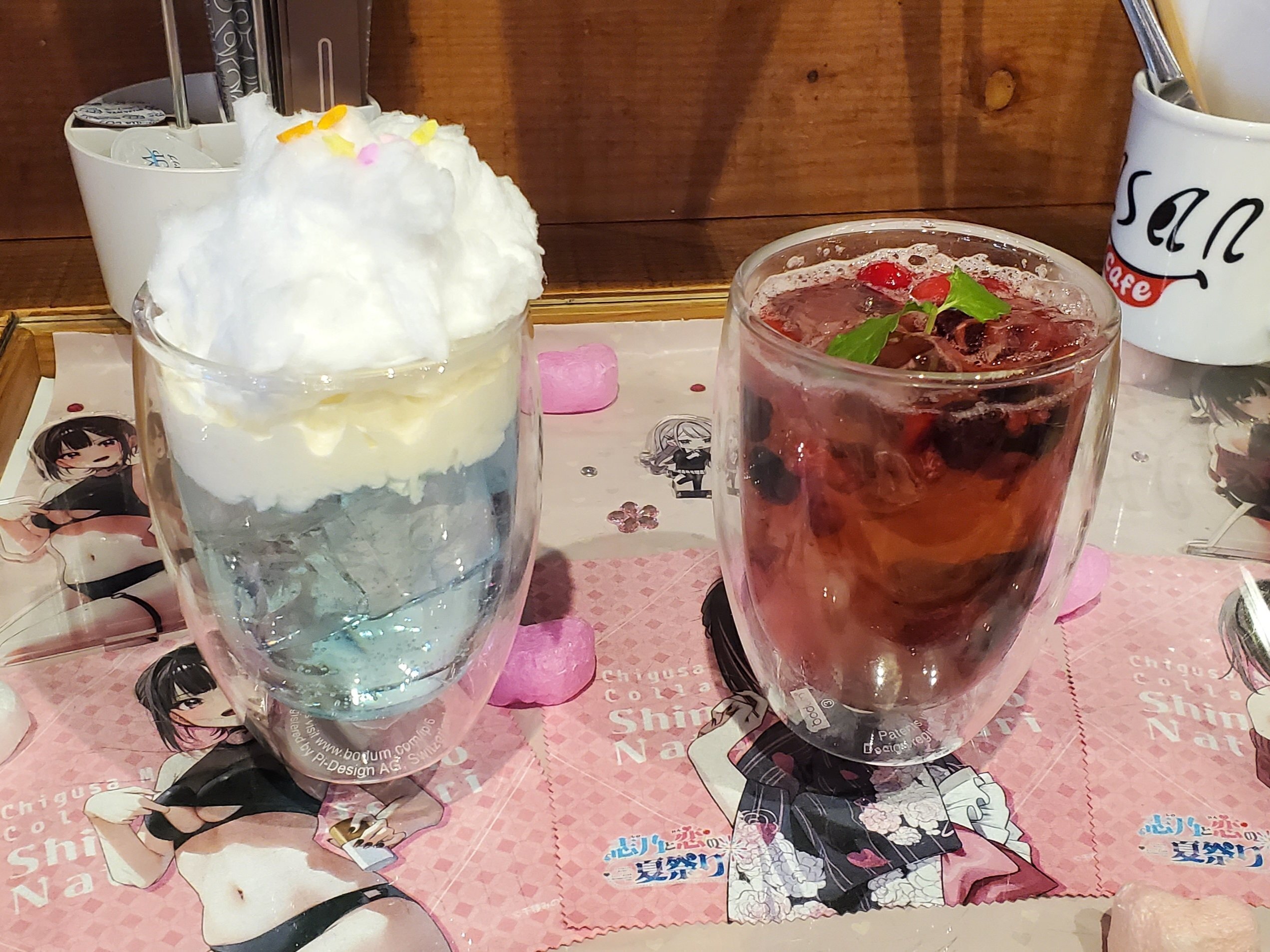 千種みのりコラボカフェ 志乃と恋の夏祭り』（in Cafe ASAN）へ