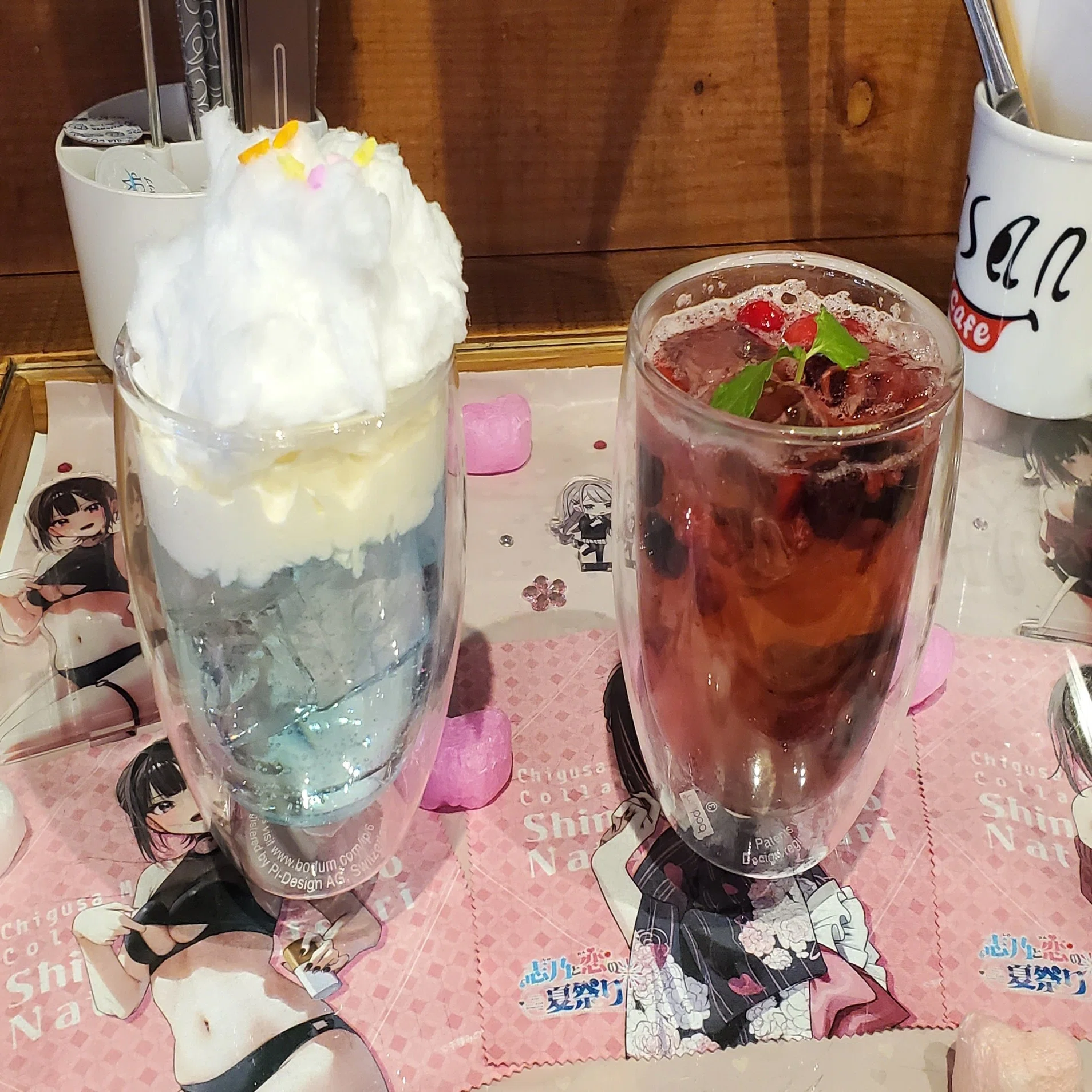 千種みのりコラボカフェ 志乃と恋の夏祭り』（in Cafe ASAN）へ行っ 