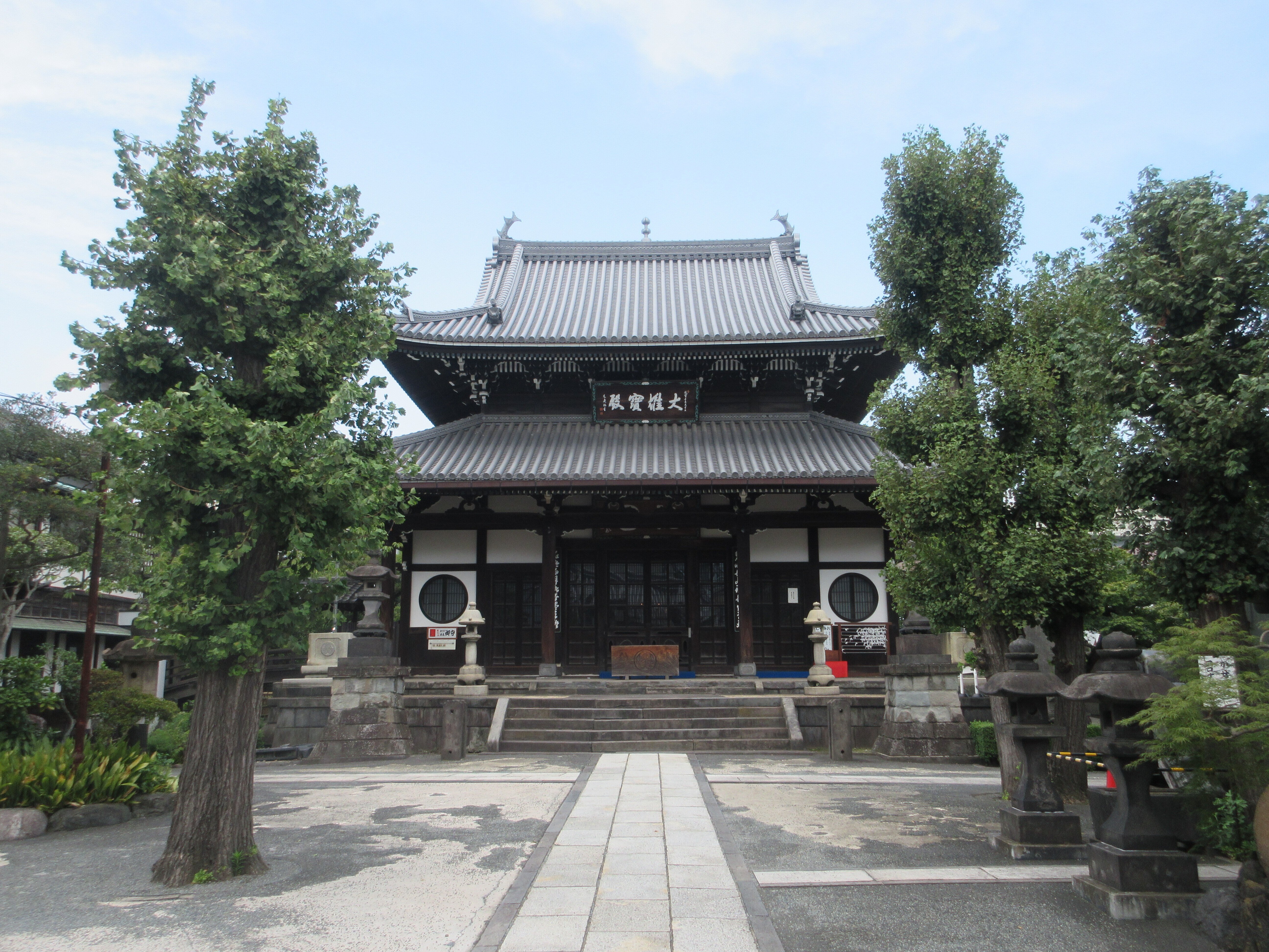 カッコイイ本堂 墨田区向島 黄檗宗牛頭山弘福寺 私の百寺巡礼275
