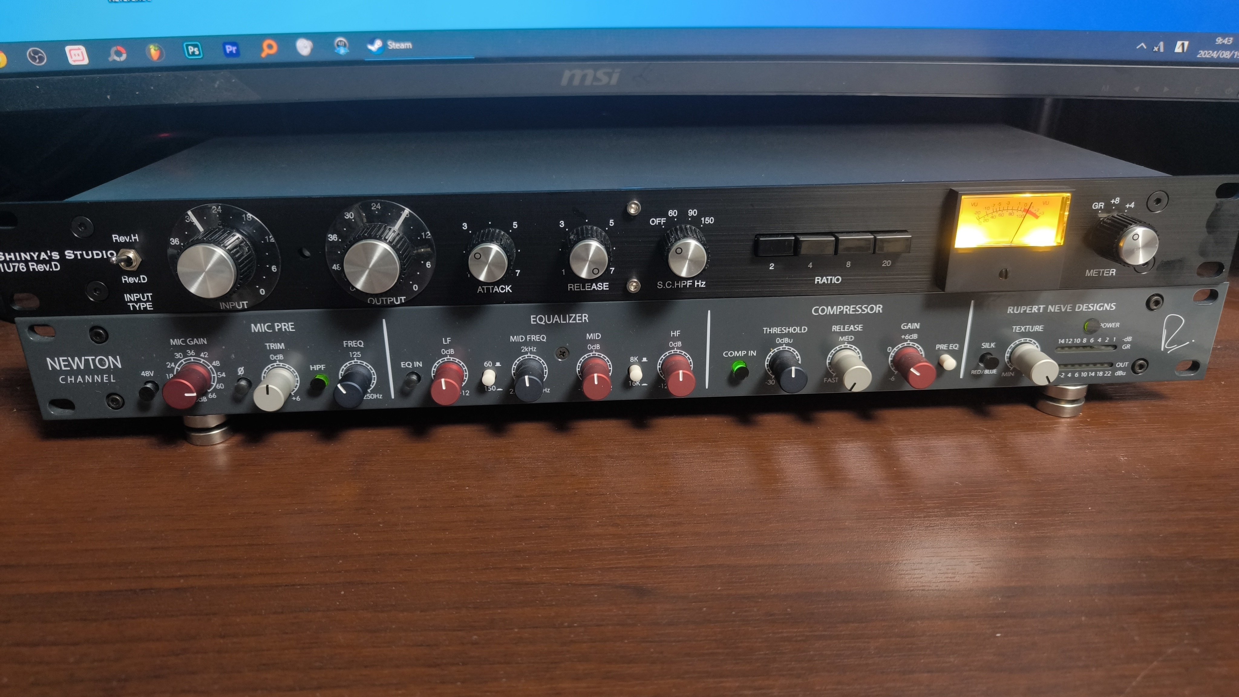 レビュー】Shinya's Studio 1U76は省スペースで実機コンプの良さ レビュー】Shinya's Studio 1U76は省スペースで実機コンプの良さ