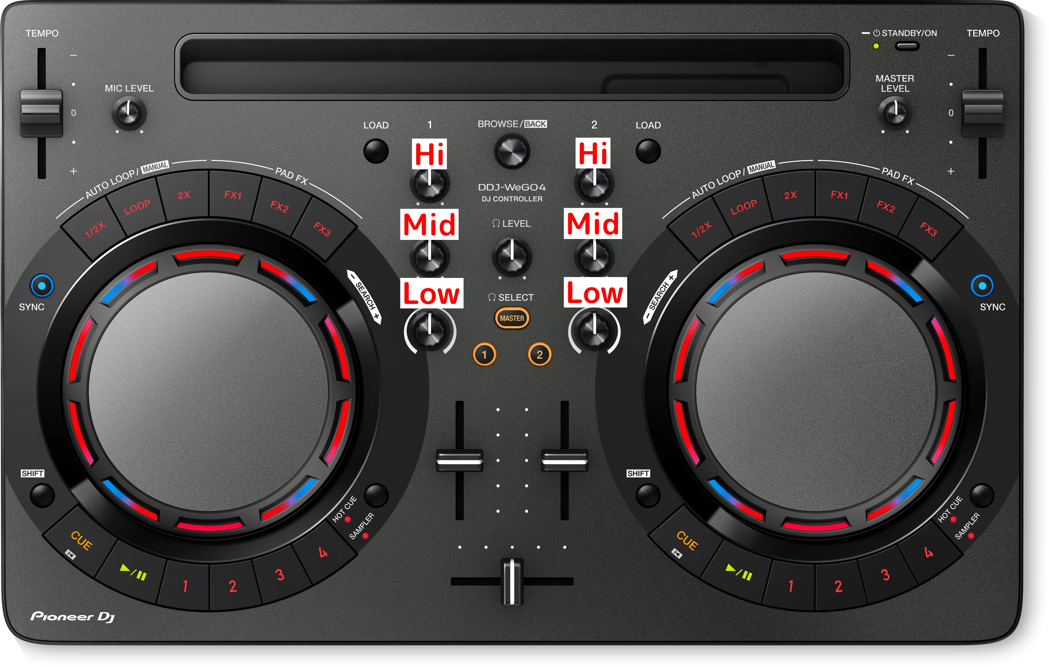 Pioneer dj wego4 wego dj ddj 動作確認 DDJ-WeGO4を使いやすくする設定例(3Band EQとGAINの設定)｜RYU