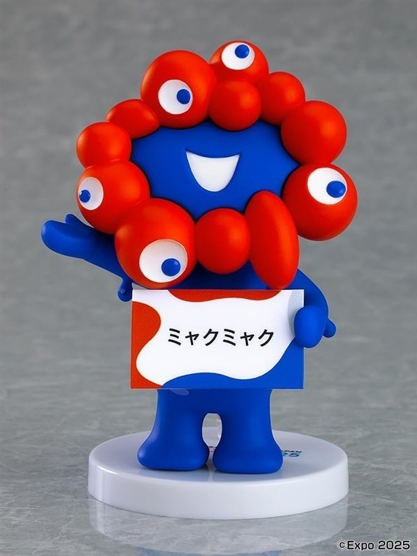 いつもの顔を再現！大阪・関西万博公式キャラ「ミャクミャク」が