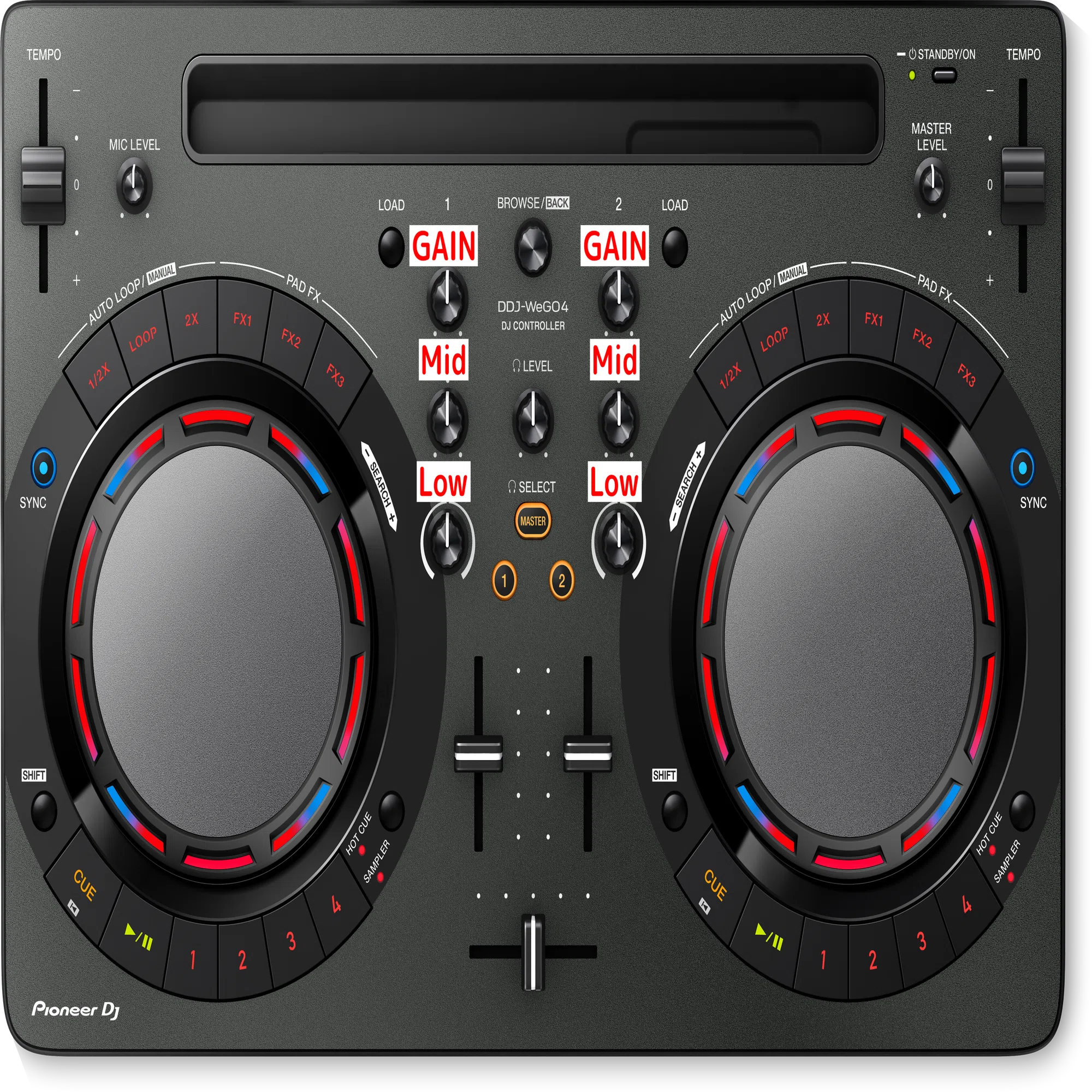 DDJ-WeGO4を使いやすくする設定例(3Band EQとGAINの設定)｜RYU
