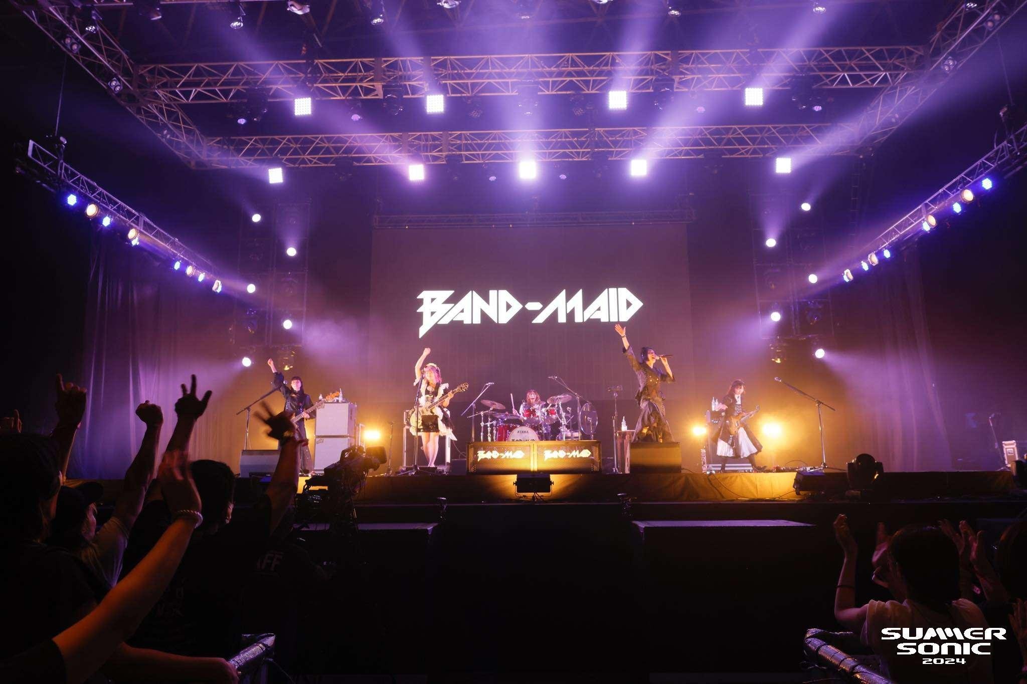 サマソニ堪能②攻めの姿勢を貫いたBAND-MAIDに大きな拍手を｜ウクモリ