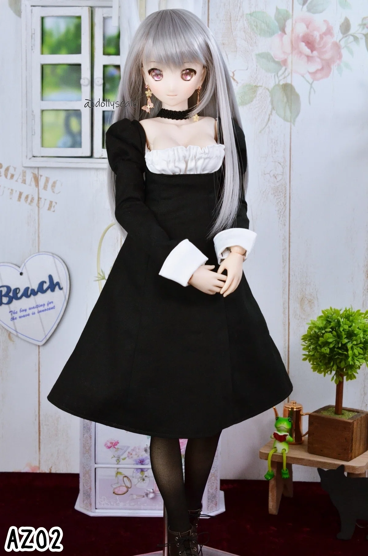 Open Bust Dress Pattern [50cm Soft Vinyl Doll]｜ドーリースケール