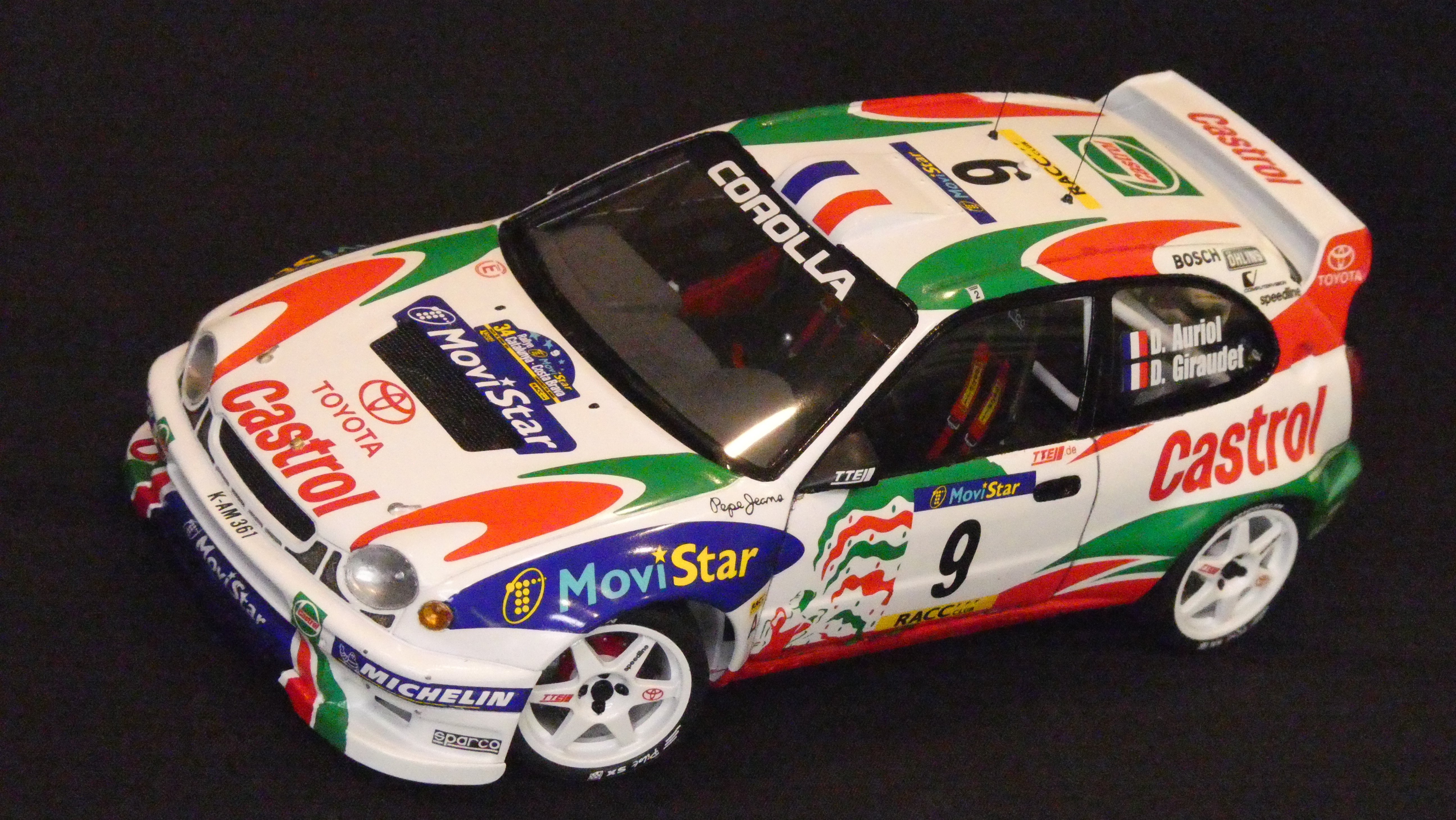 完成品展示室】タミヤ 1/24 カローラWRC｜ヘッツァん（元tak87）完成品