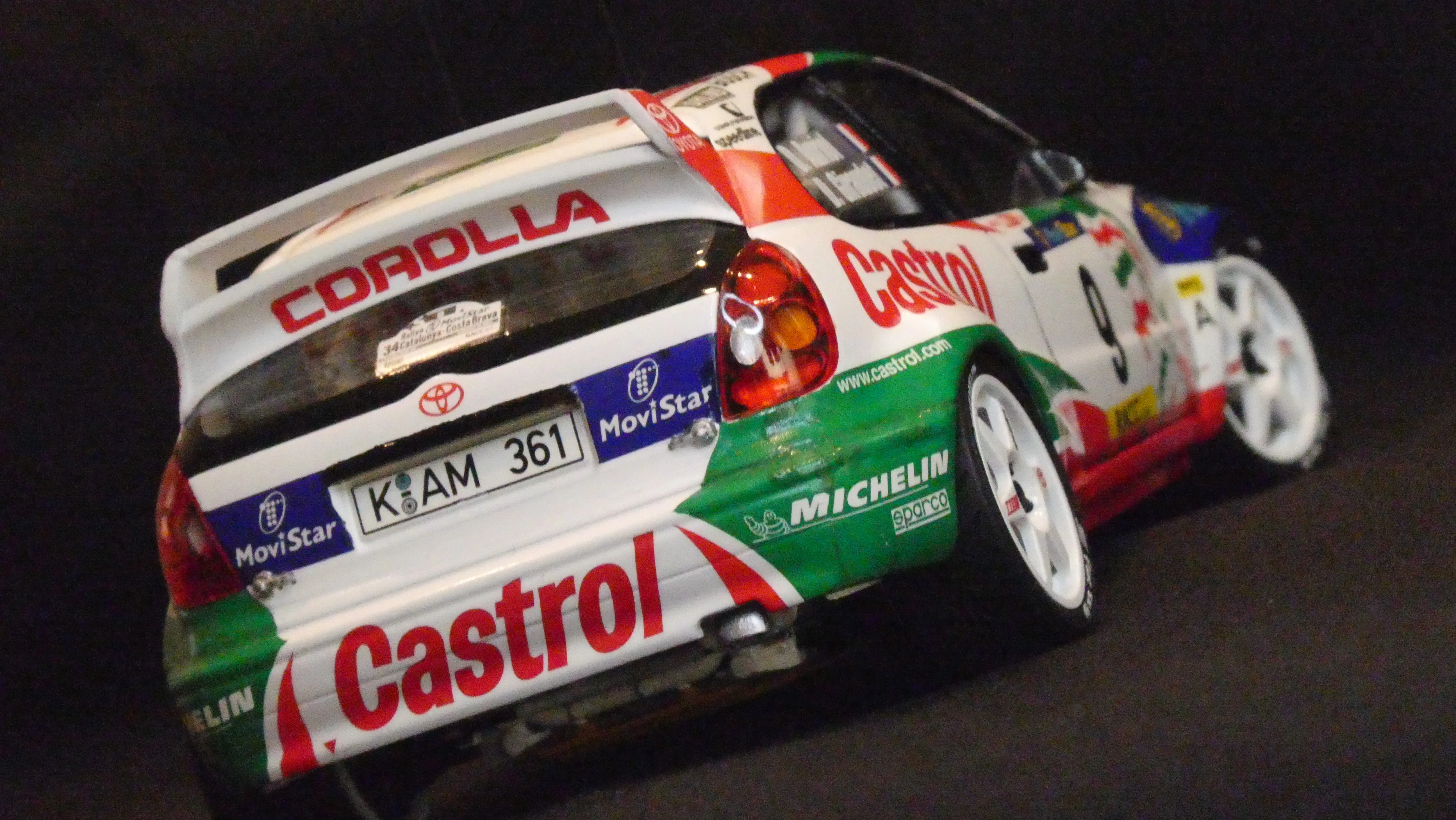 完成品展示室】タミヤ 1/24 カローラWRC｜ヘッツァん（元tak87）完成品