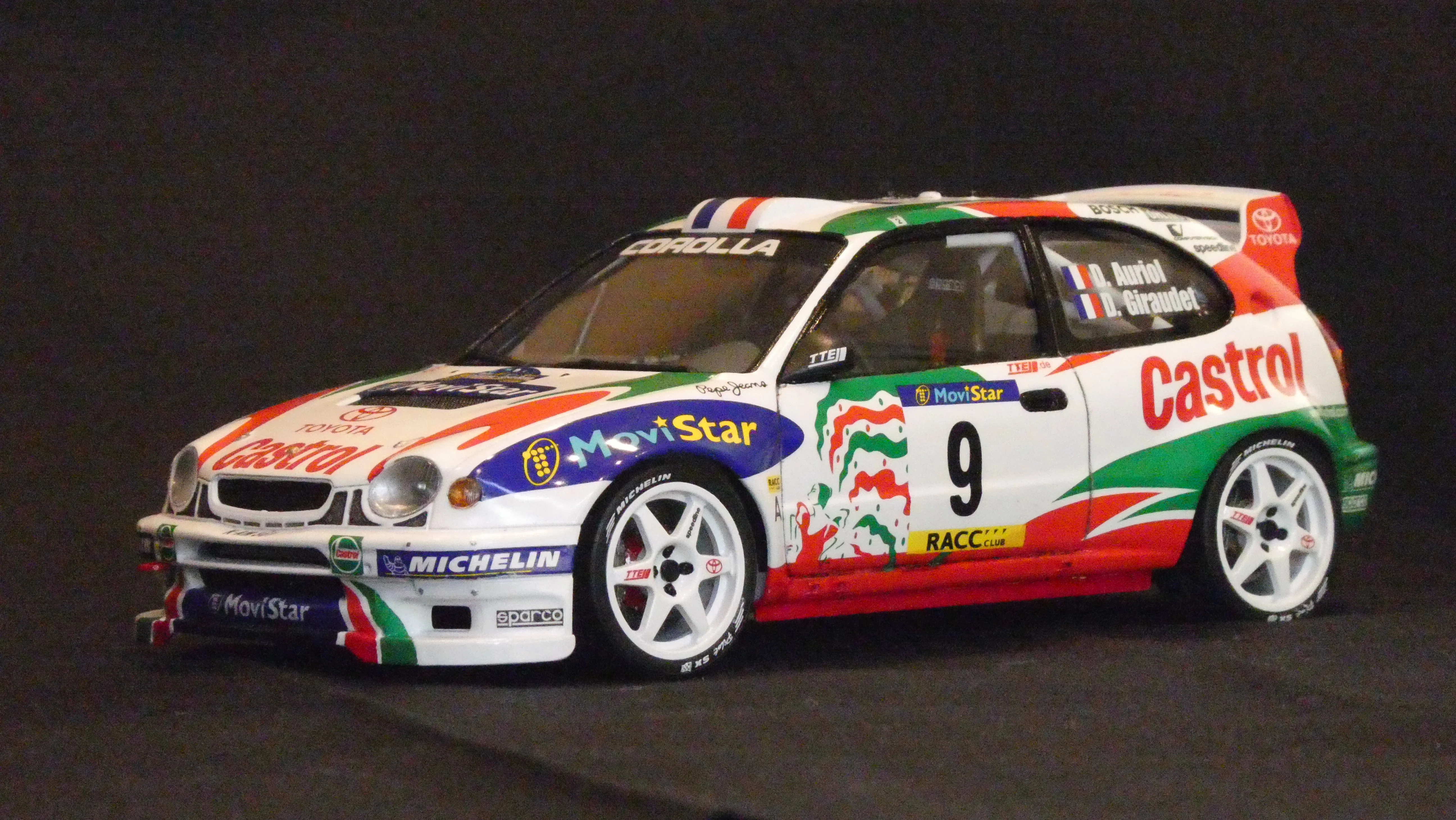 完成品展示室】タミヤ 1/24 カローラWRC｜ヘッツァん（元tak87）完成品