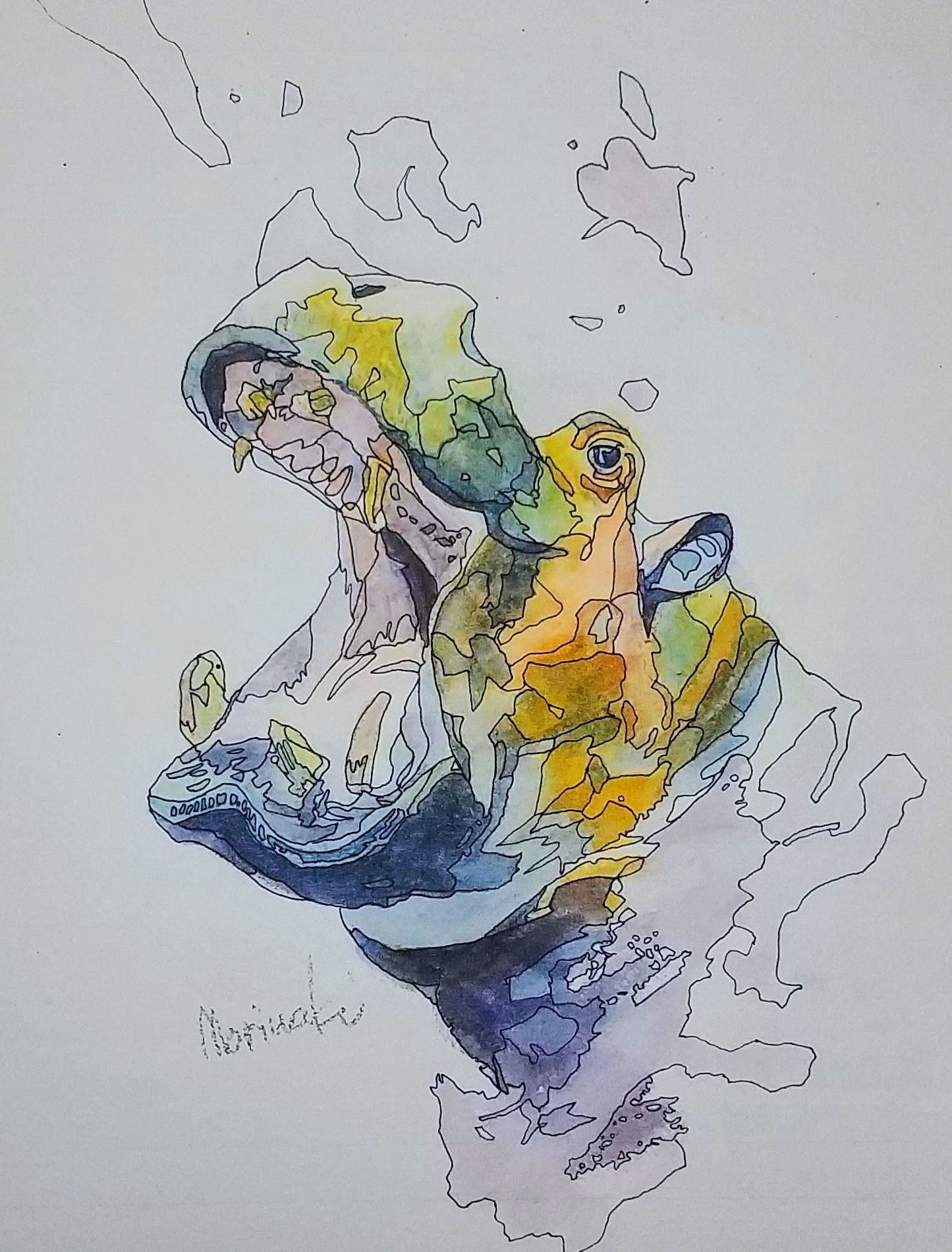 オイルパステル】色を重ねれば重ねるほど・・・｜森脇由宇のなんやかんや