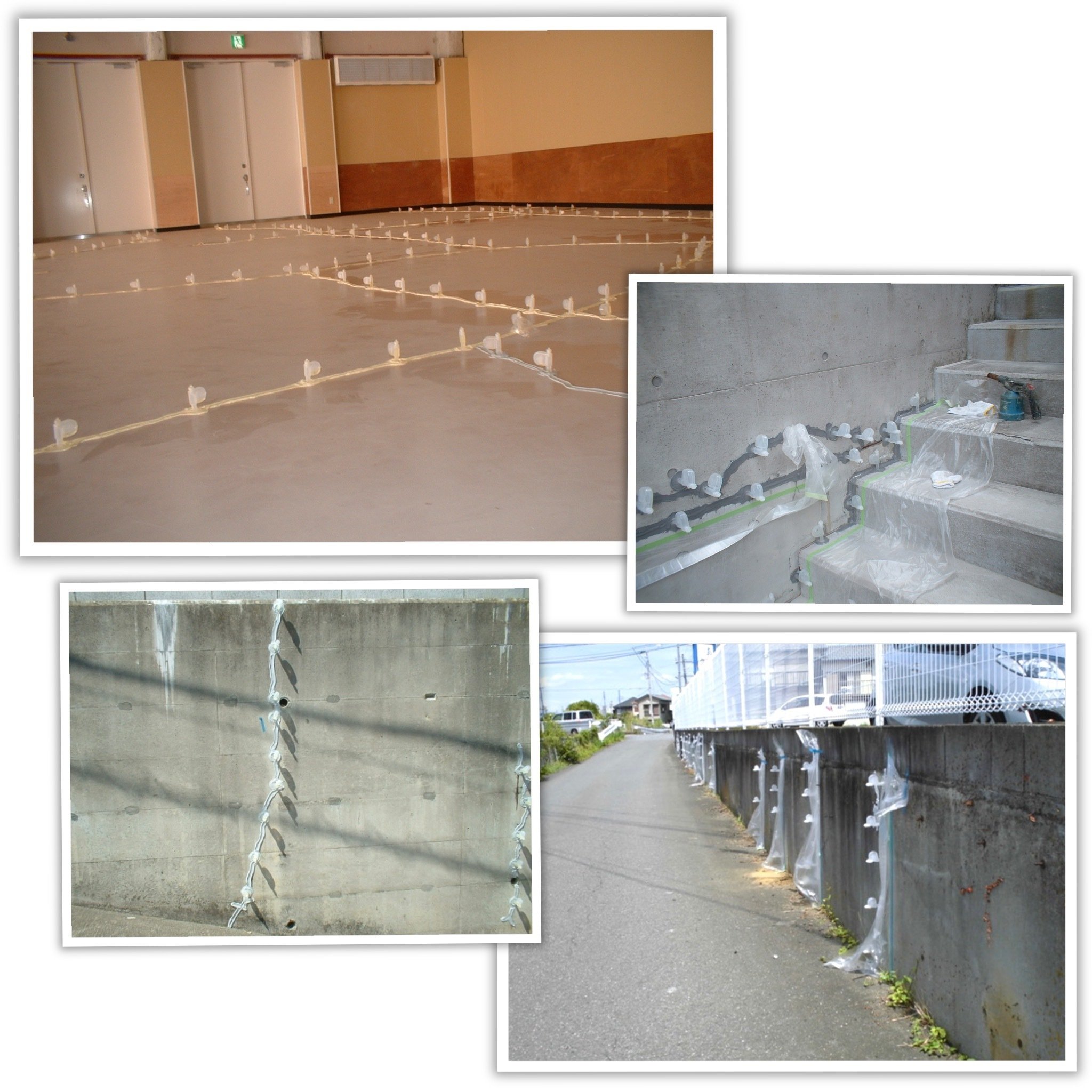 低圧注入工法】ひび割れにエポキシ樹脂は本当にきちんと入っている