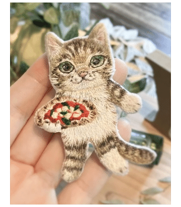 2024 ワークショップきじねこ刺繍参考例｜hiroko kubota