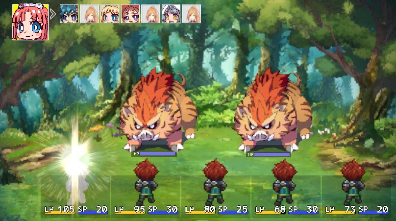 [RPG Developer Bakin] Battle Related / I want to display various ...