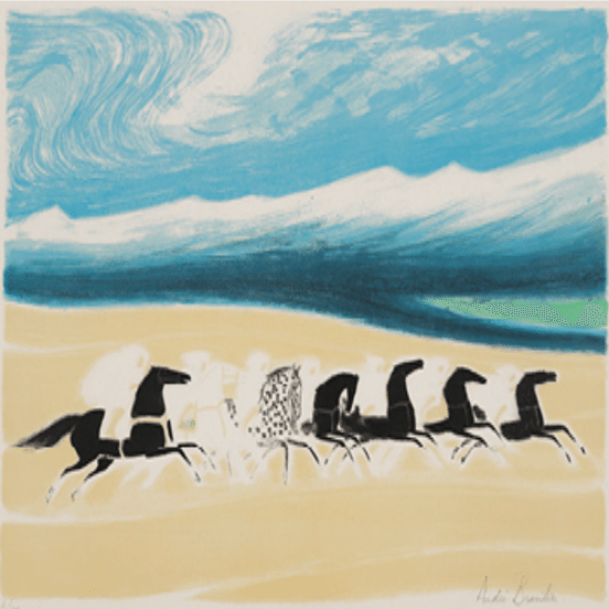 アンドレ・ブラジリエ】 版画 / リトグラフ「ファンタジア」 査定 鑑定