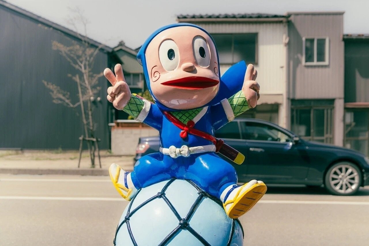 忍者ハットリくんと仲間たちに会いに、藤子不二雄さんの故郷、富山へ