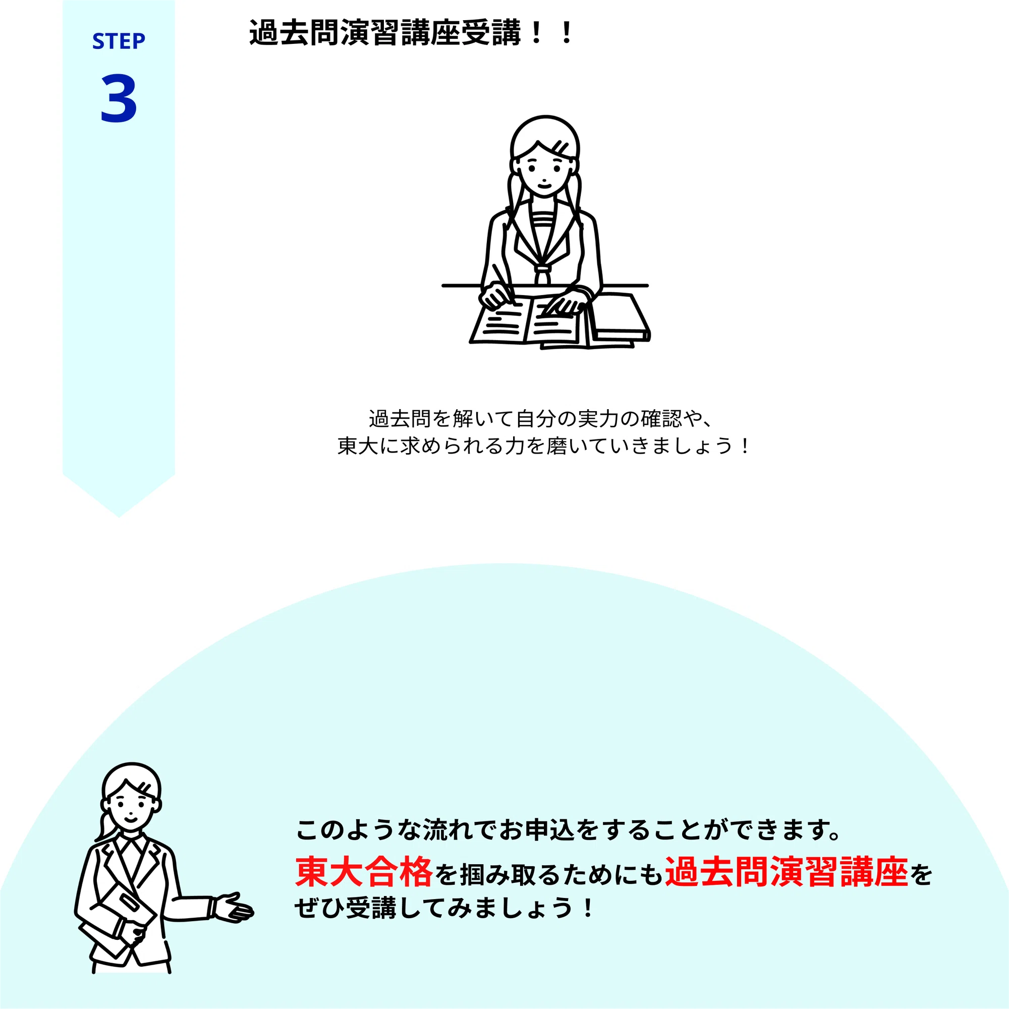 過去問演習講座のお申込方法｜東進 東大特進コース