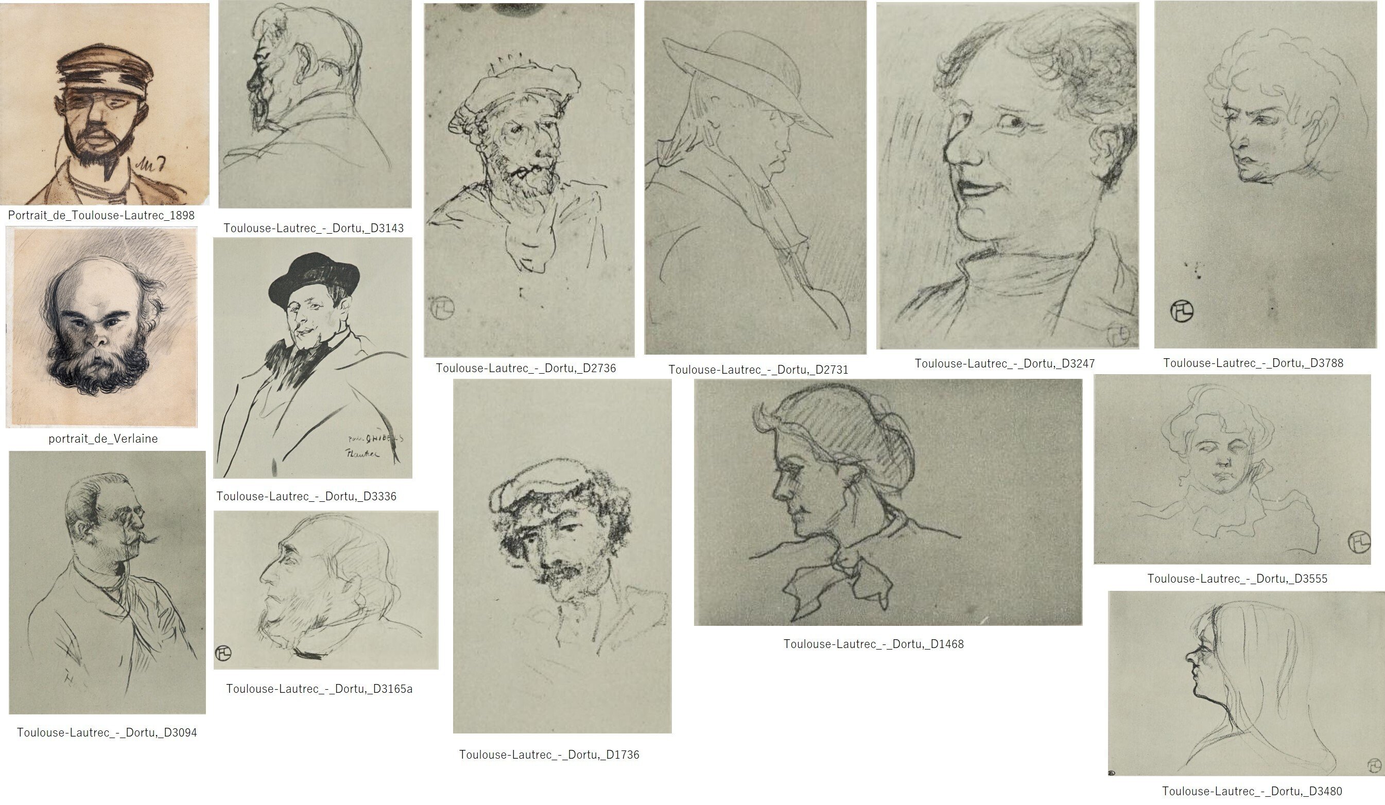 ロートレック　素描画集。 ロートレック展」SOMPO美術館：素描の量に驚き、”背中大好き